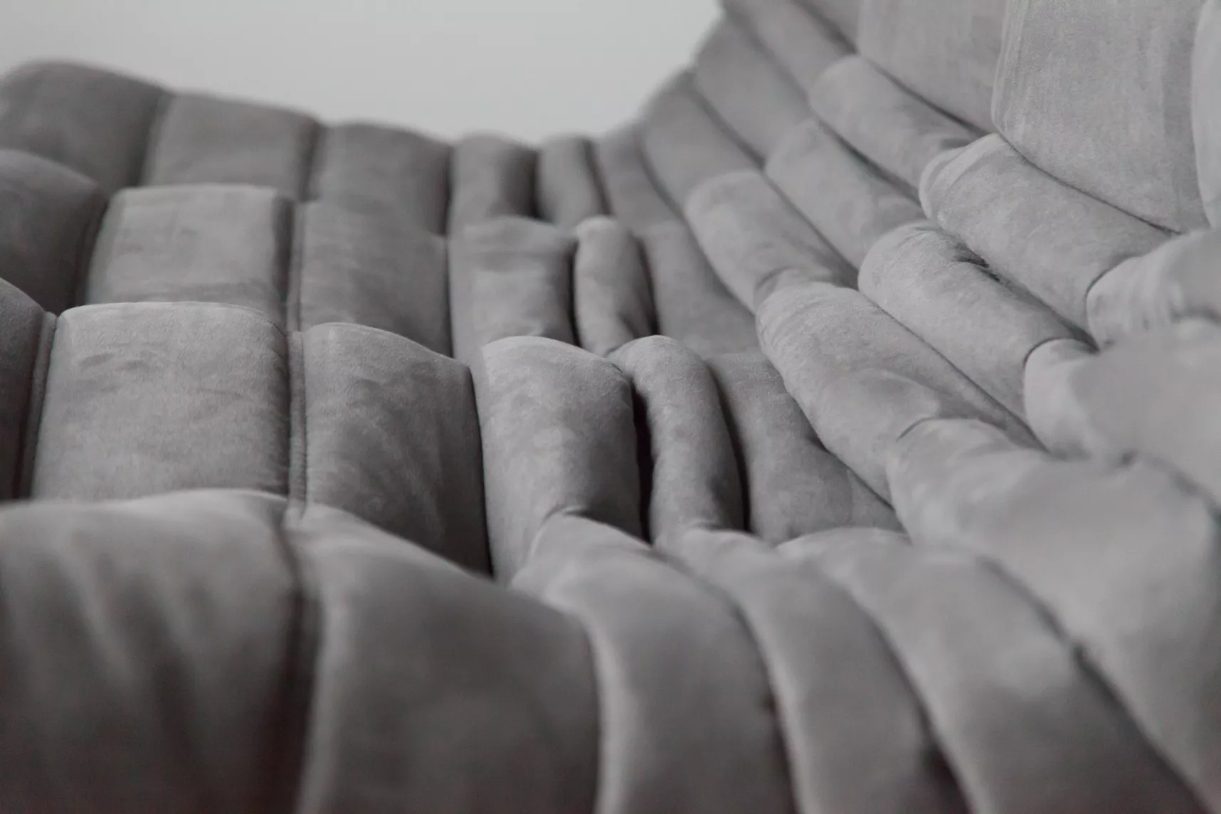 Togo Sofa 3-seater Textile Grey