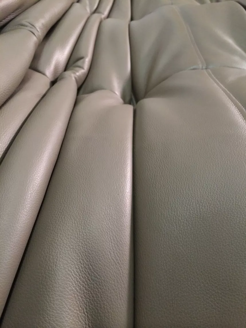Togo Sofa 3-Sitzer Leder Grau