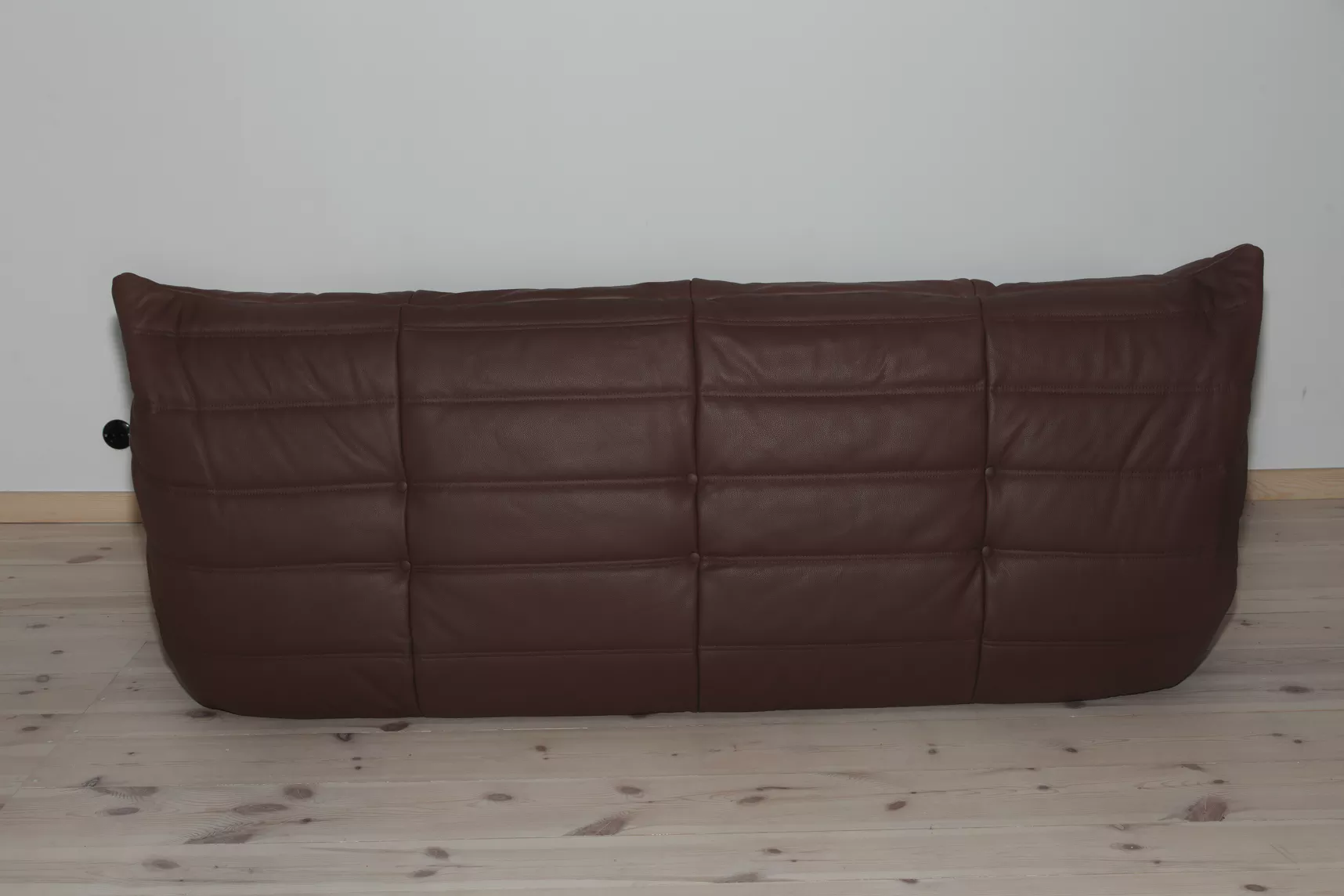 Togo Sofa 3-seater Madras leather Brown