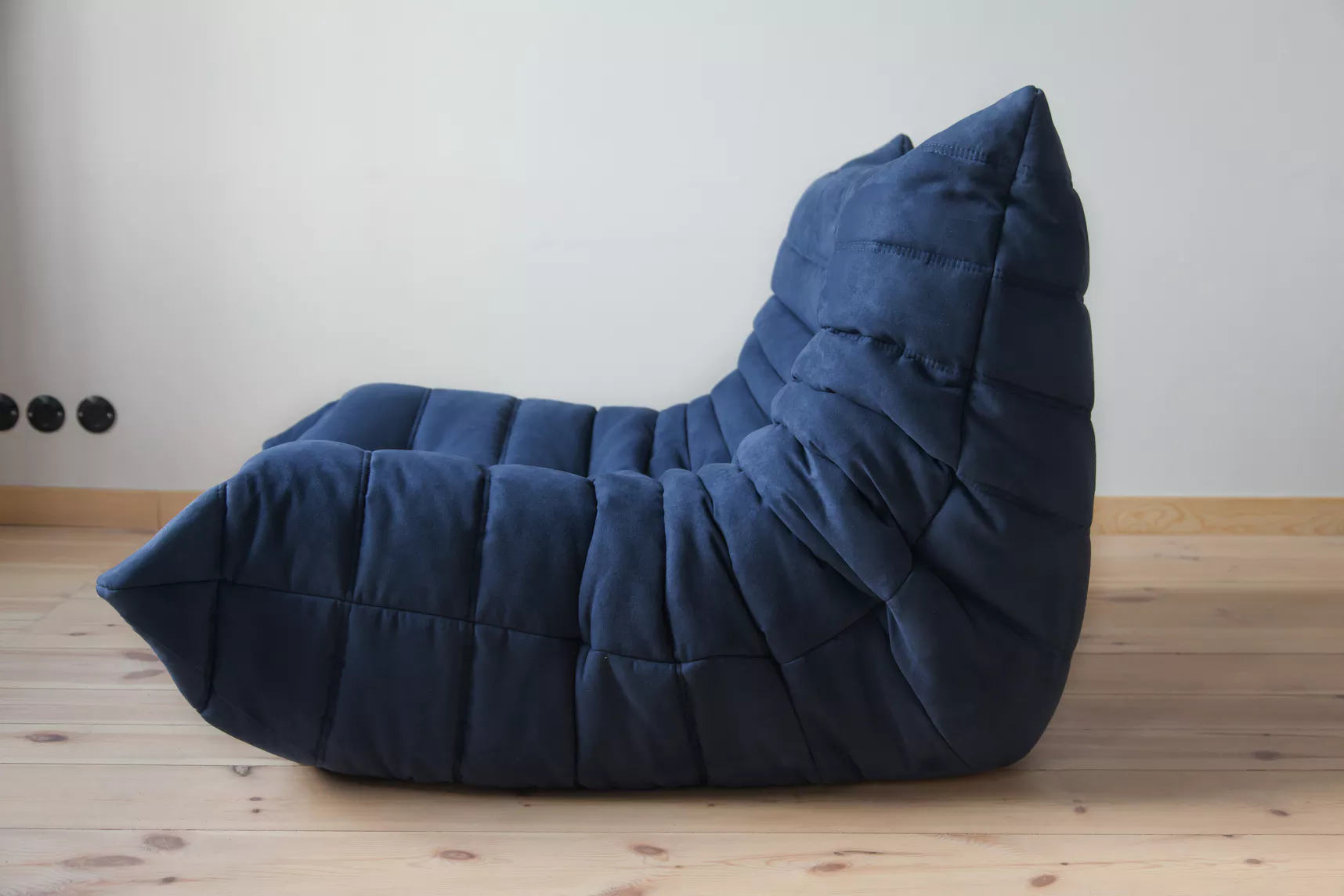 Togo Armchair Textile Navy Blue