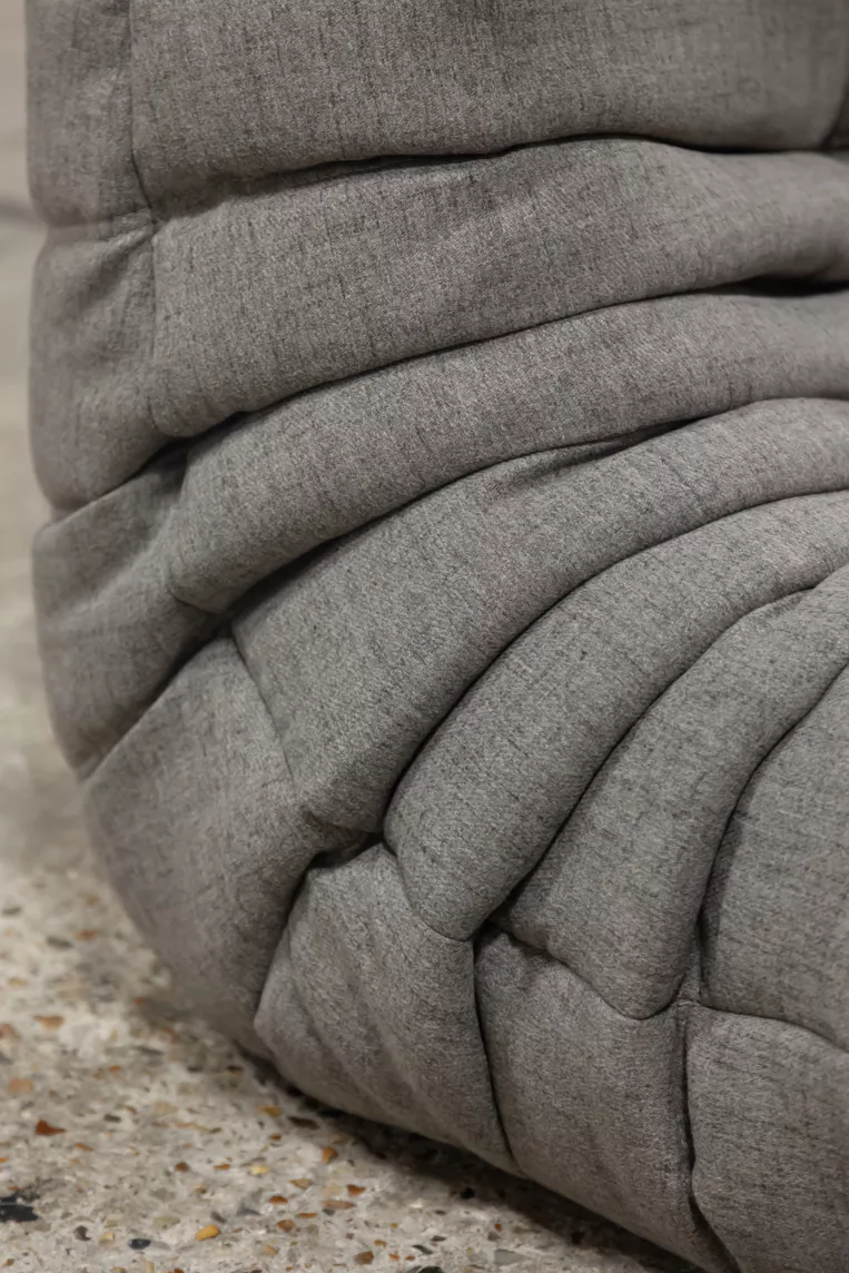 Togo armchair Fabric Warm Grey