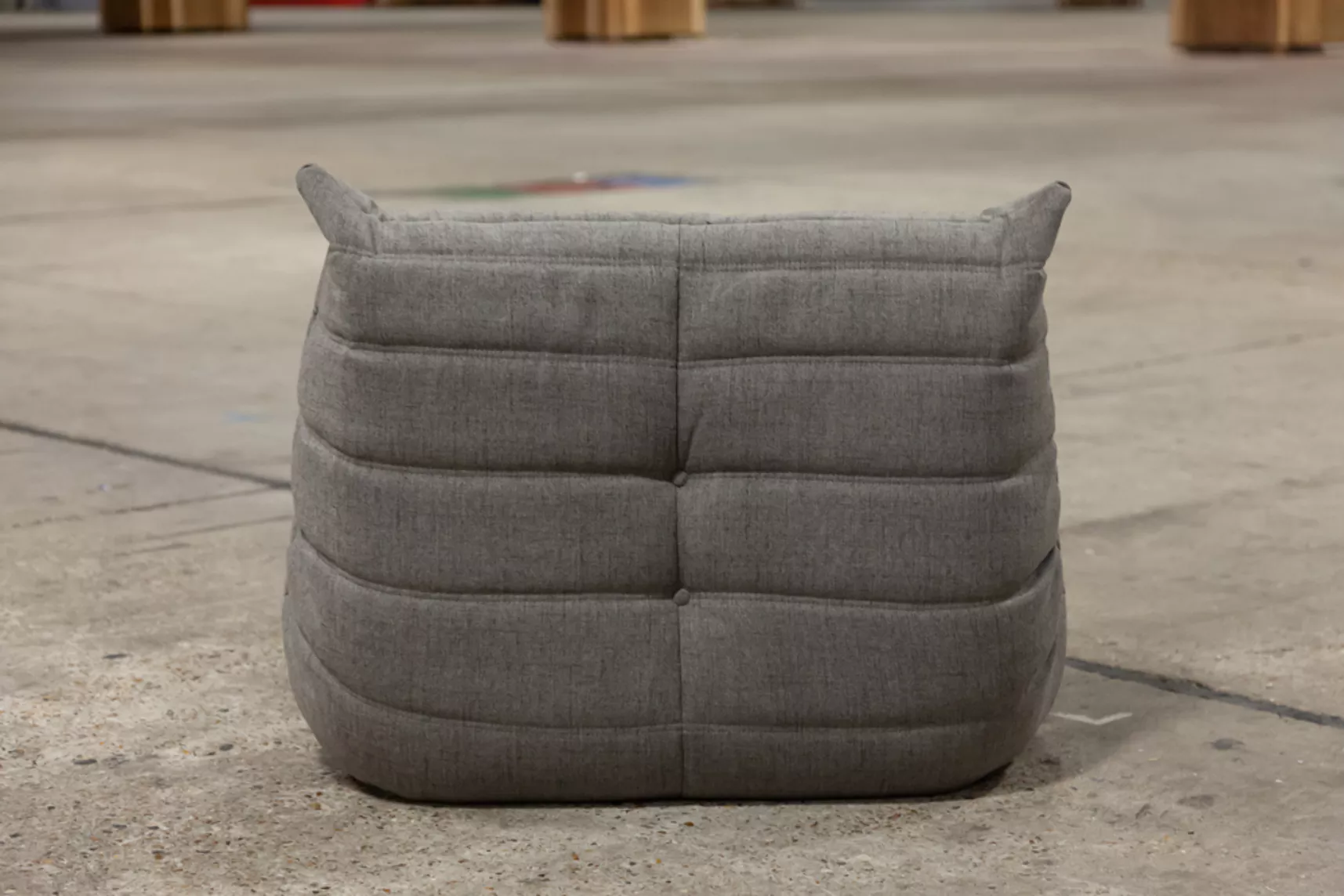 Togo armchair Fabric Warm Grey