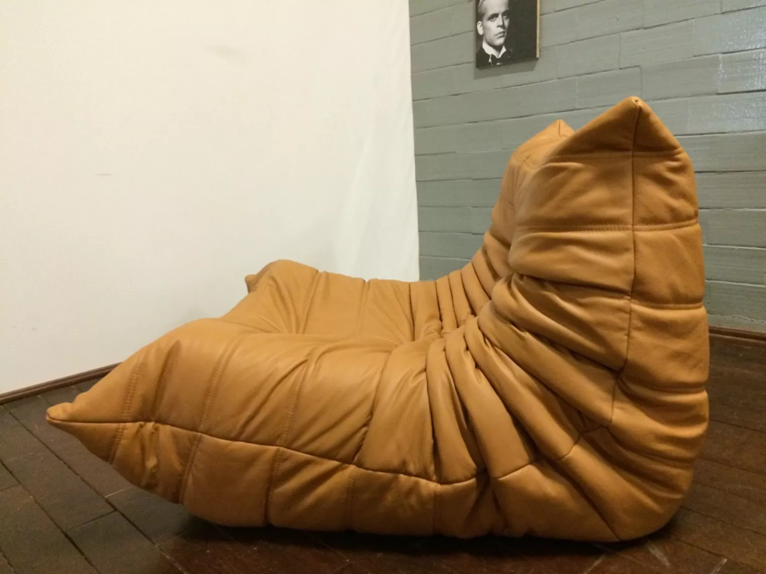 Togo Sessel Leder Beige