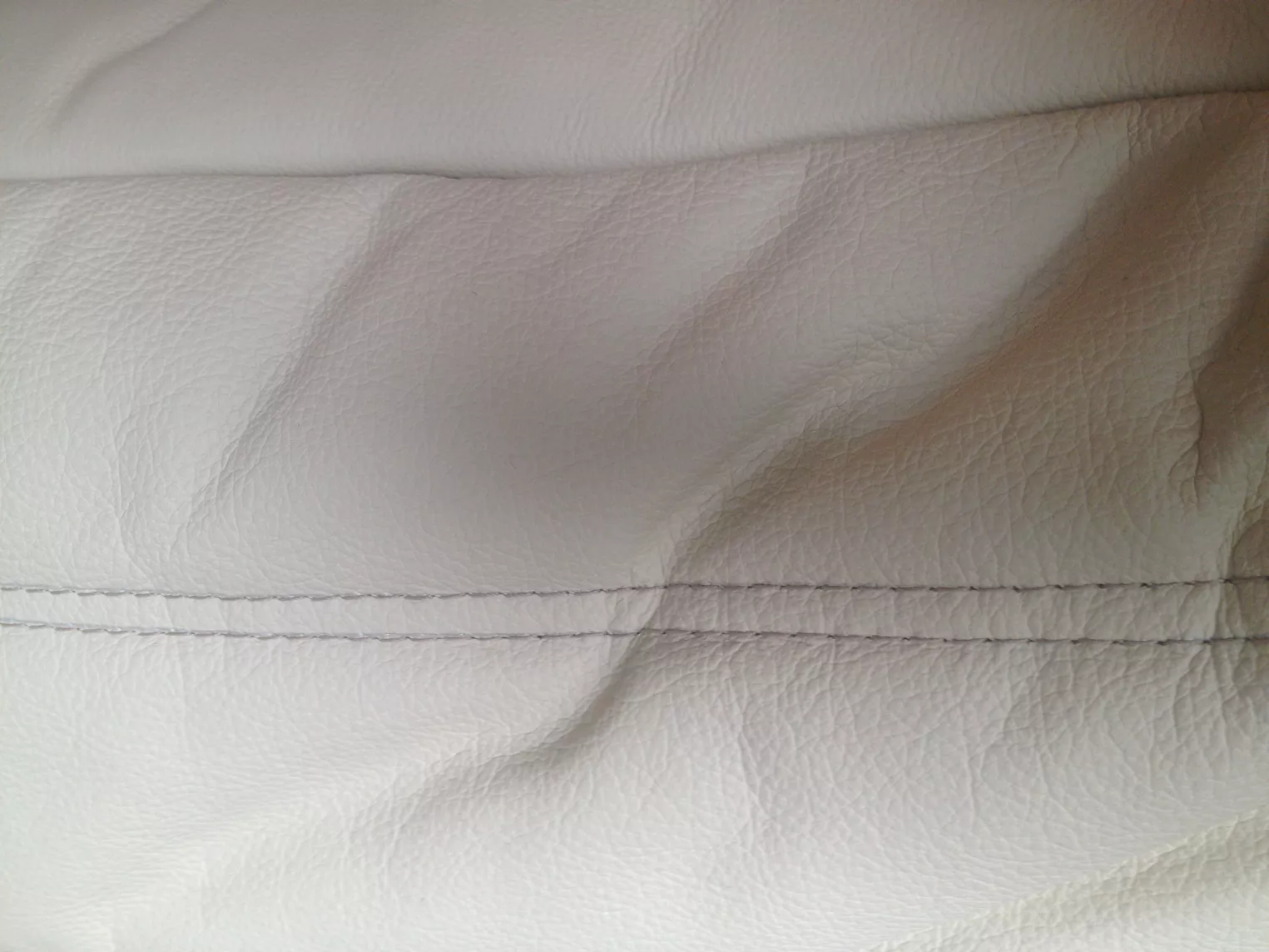 Togo Armchair Madras Leather White
