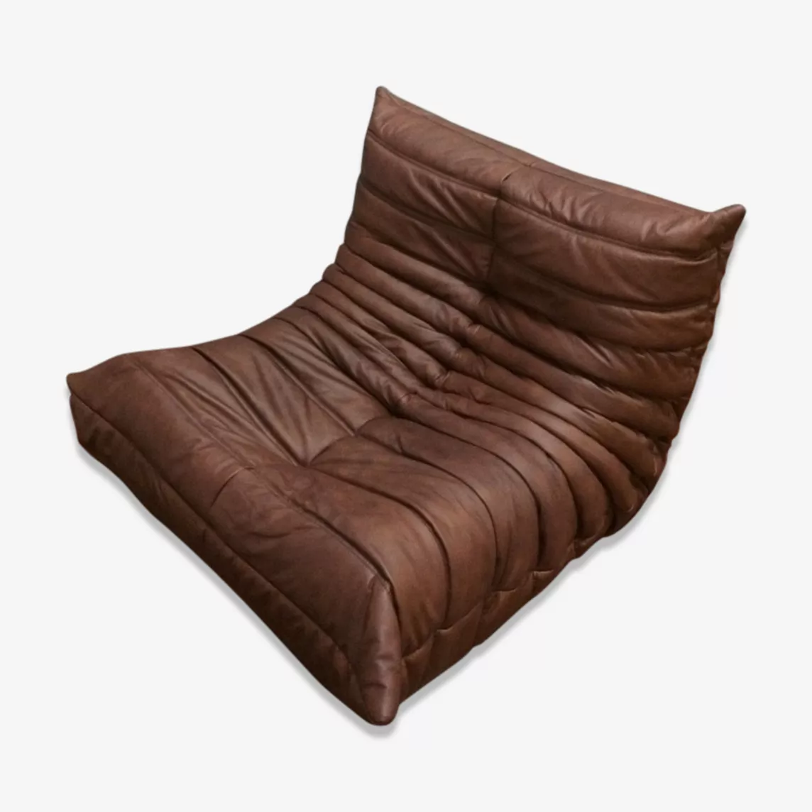 Togo Sessel Leder Braun