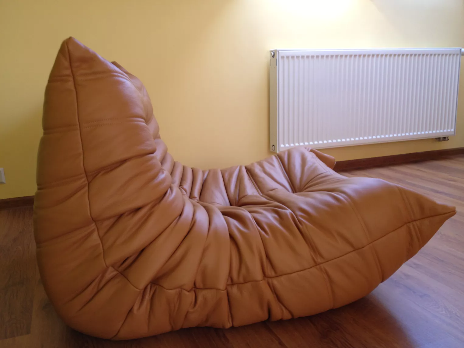 Togo Sessel Leder Beige