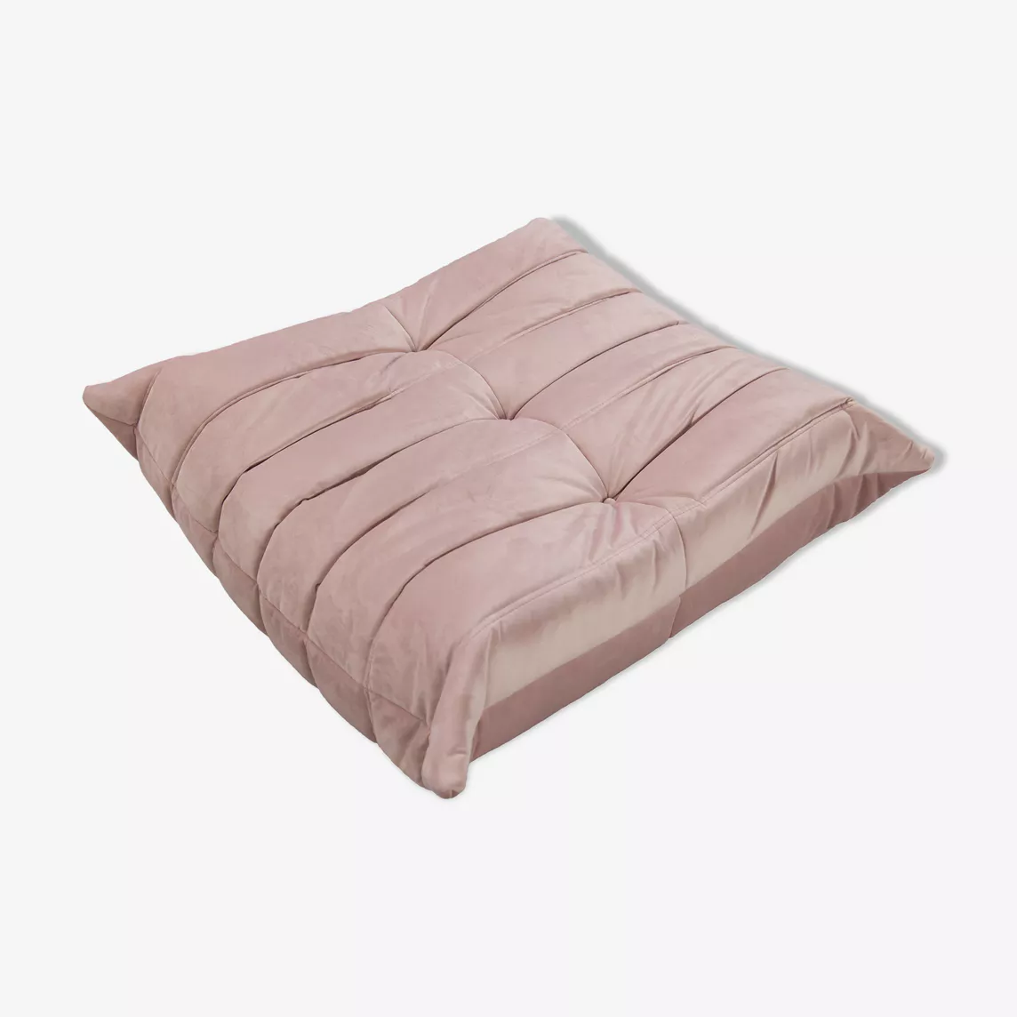 Togo Ottoman Velvet Light Pink