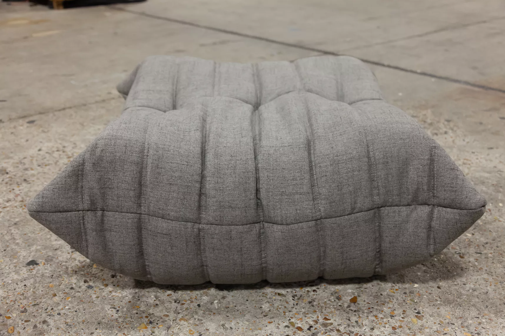 Togo Ottoman Fabric Warm Grey
