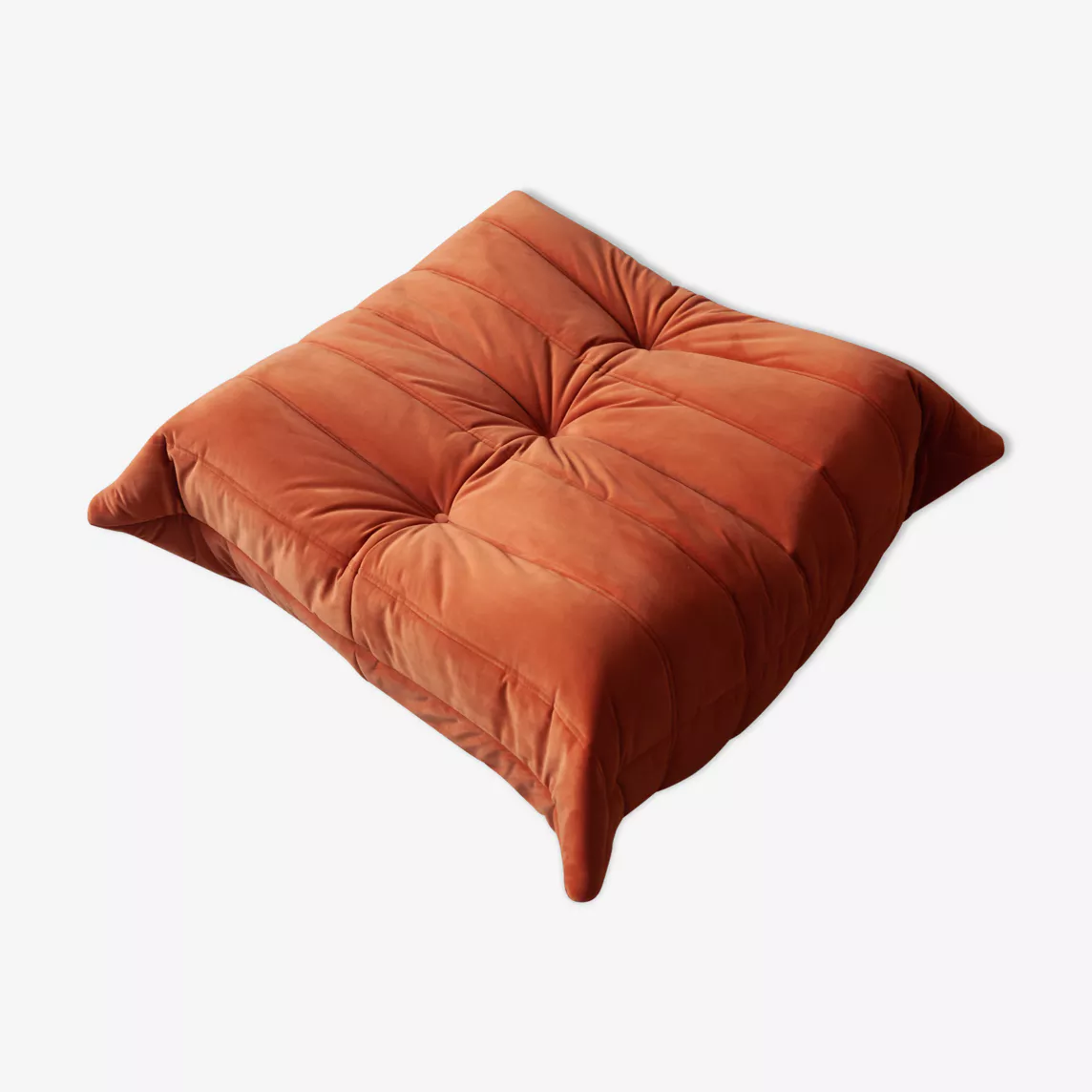 Togo Ottoman Samt Orange