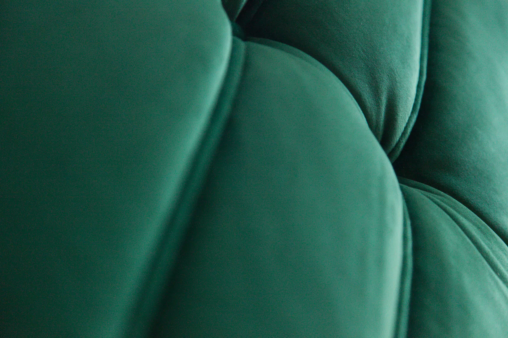 Togo Ottoman Emerald Green Velvet