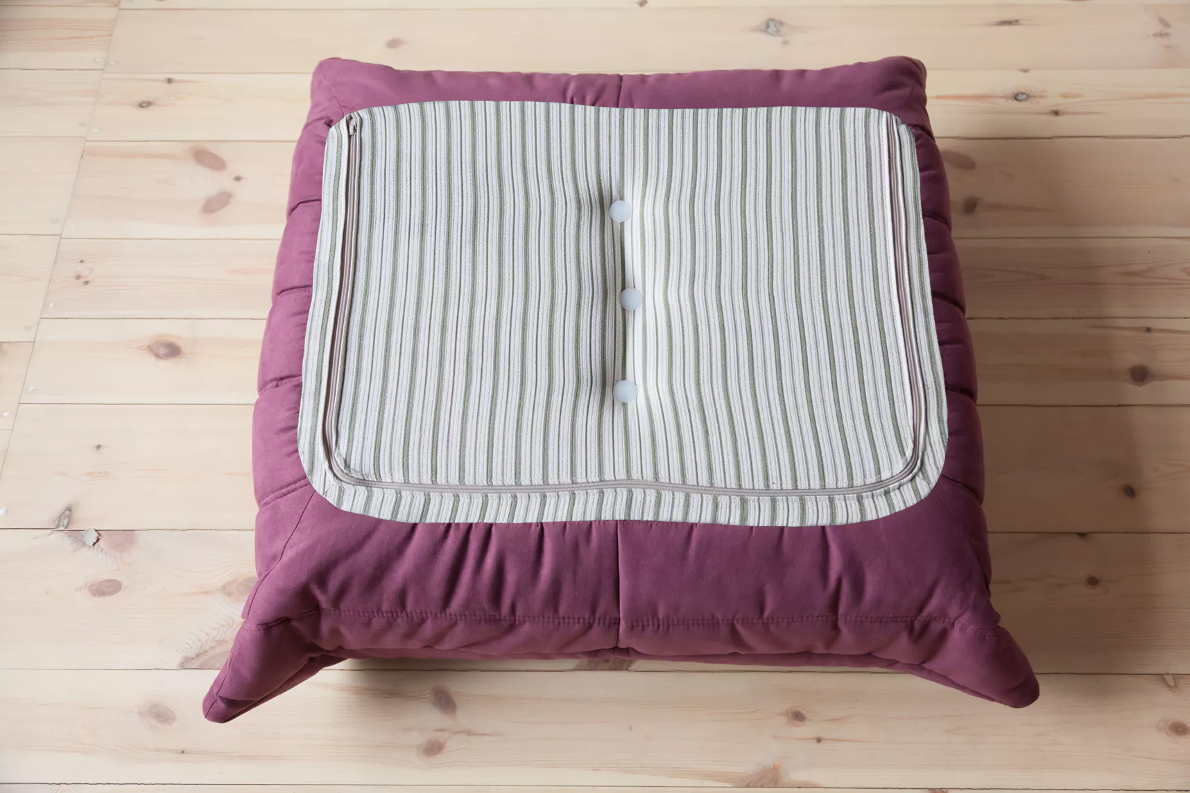 Togo Ottoman Textile Eggplant