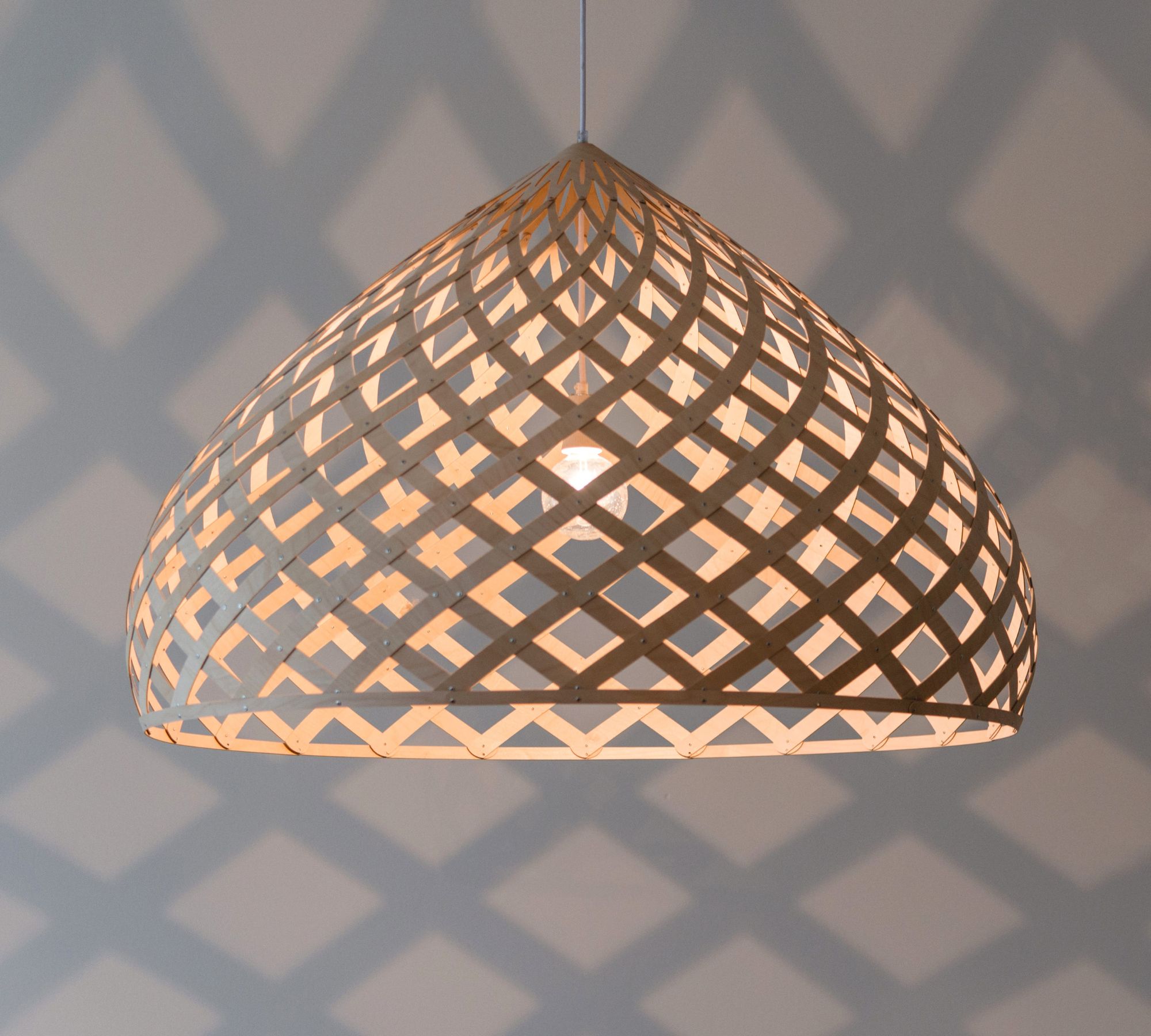 ZOME XL Pendant Lamp Wood Natural