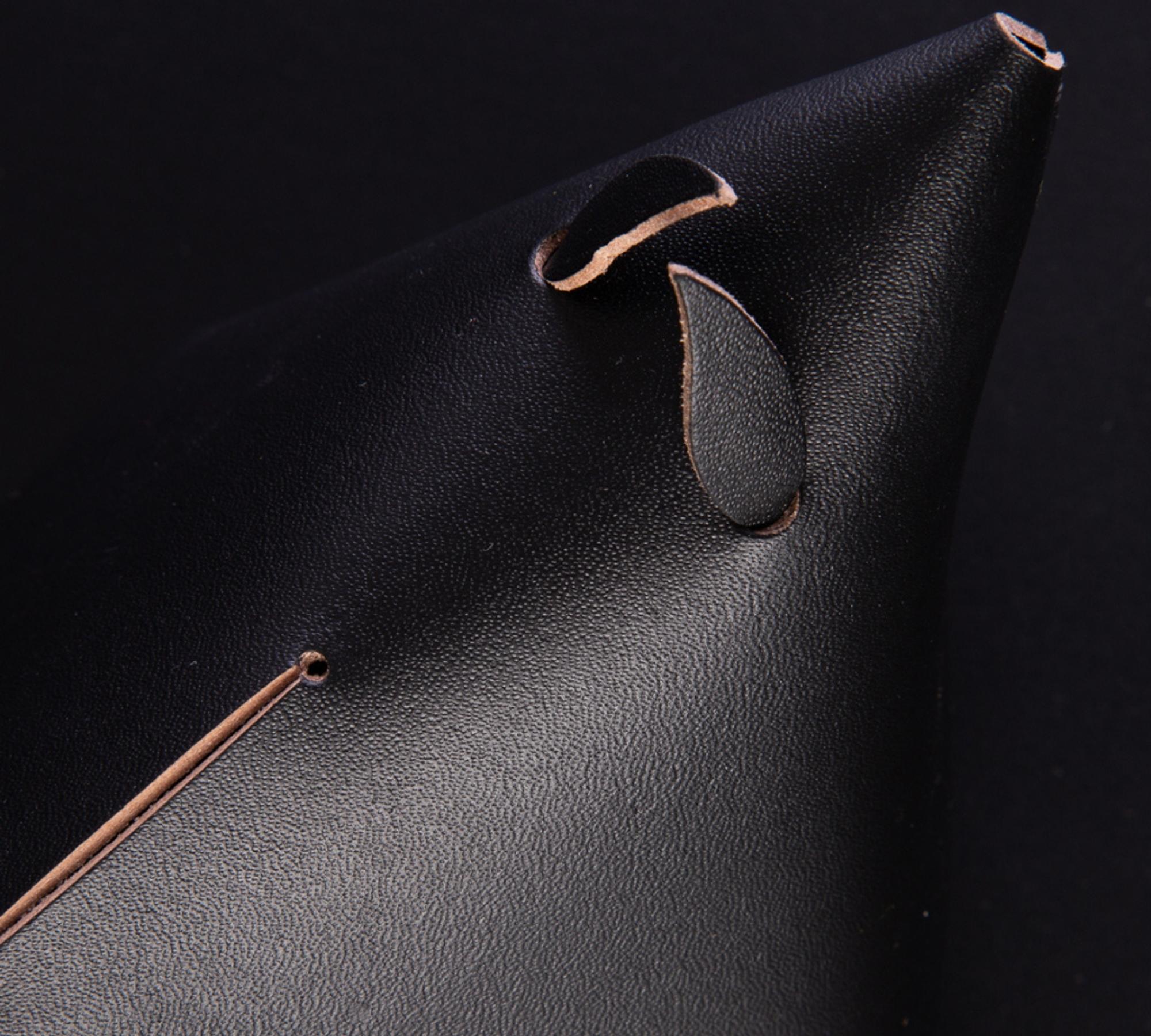 Piggy bank made of 100% recycled leather from Spain Orange