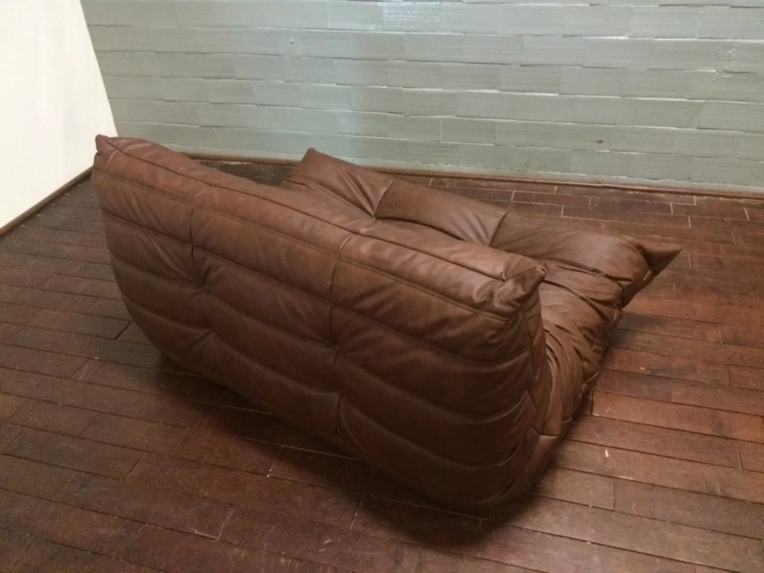 Togo Sofa 2-Sitzer Leder Braun