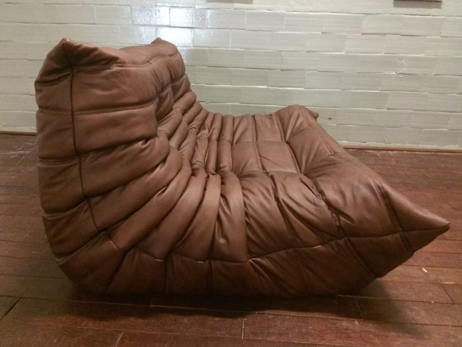 Togo Sofa 2-Sitzer Leder Braun