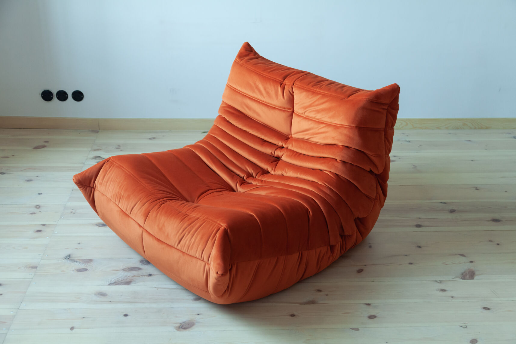 Togo Lounge Set 2-tlg. Textil Orange