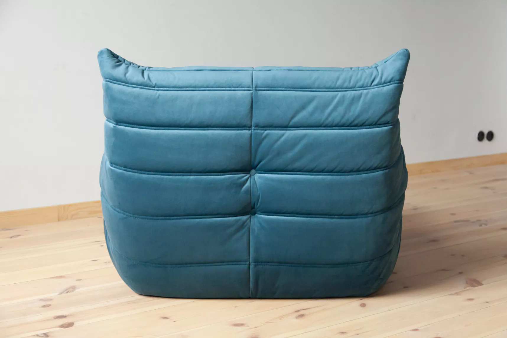 Togo Lounge Set 2-piece Velvet Ocean Blue