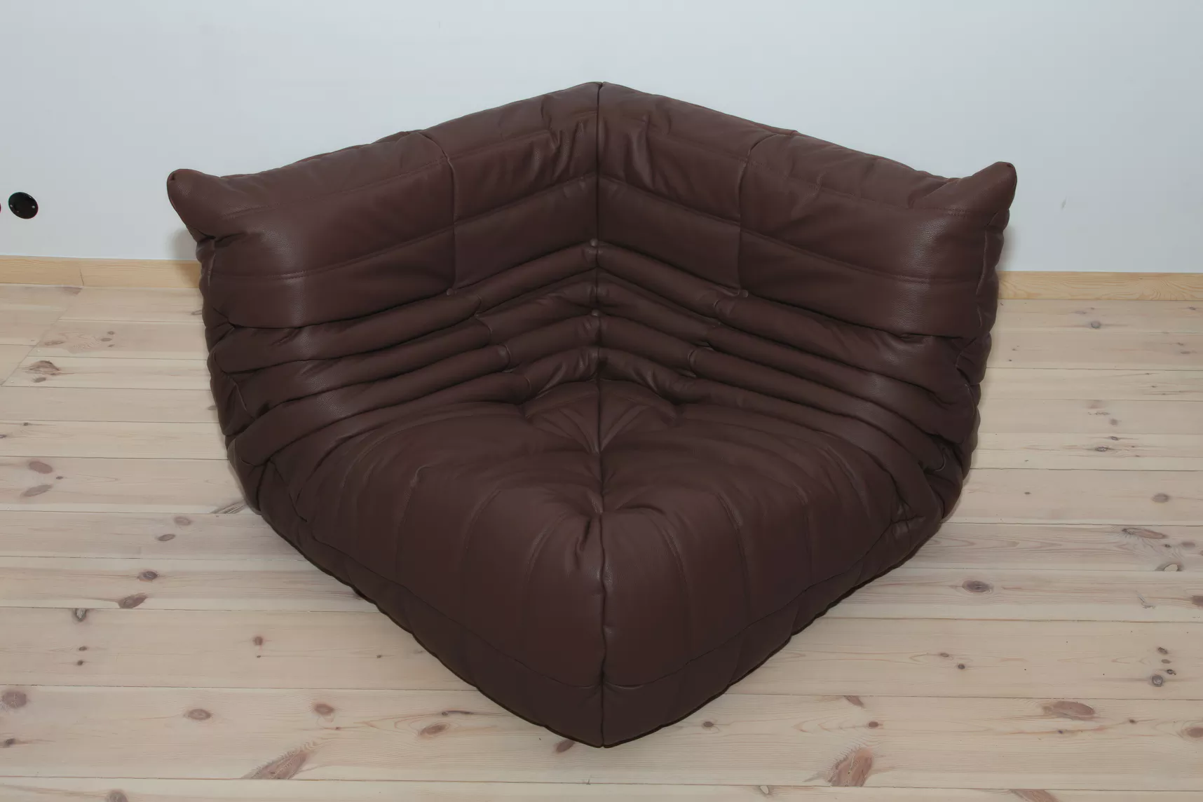 Togo Lounge Set 2-pc. Madras Leather Brown