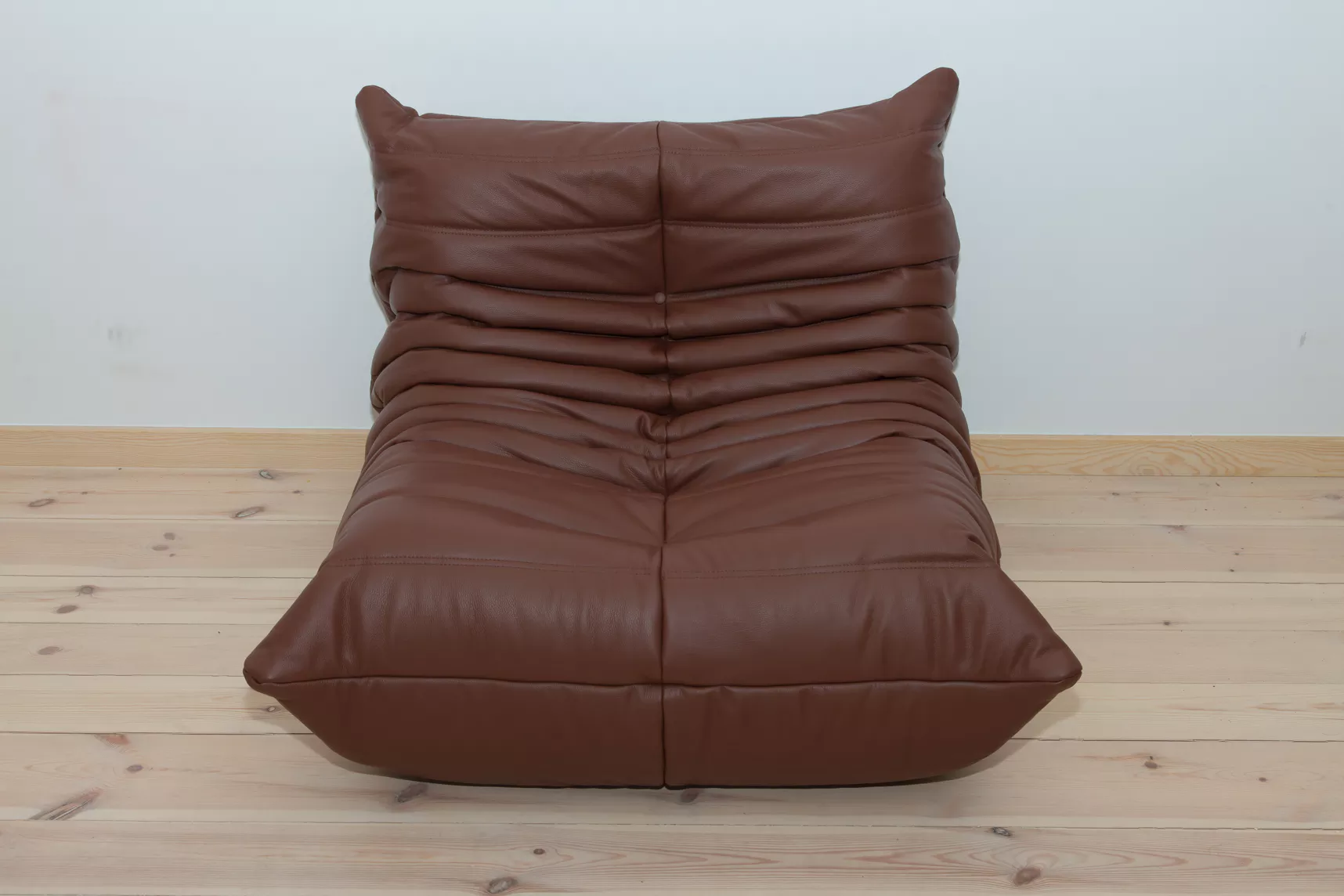 Togo Lounge Set 2-pc. Madras Leather Brown