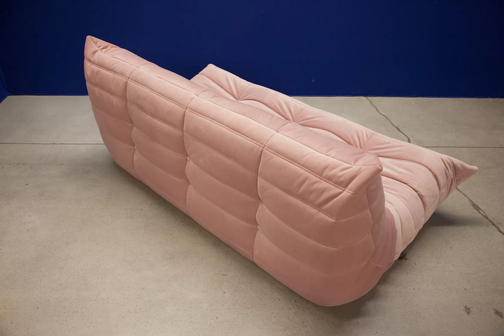 Togo Lounge Set 3-pc. Velvet Light Pink