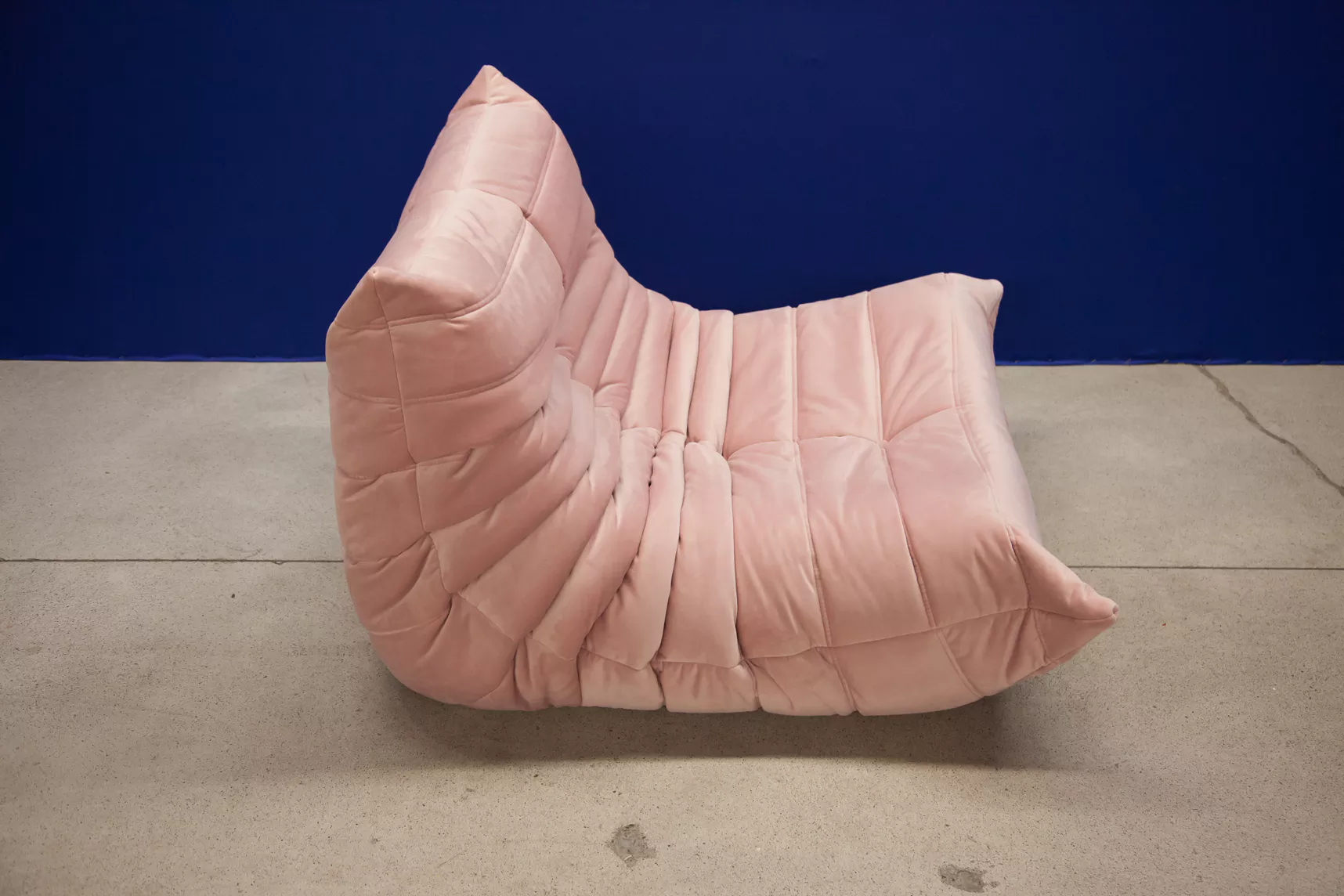 Togo Lounge Set 3-pc. Velvet Light Pink