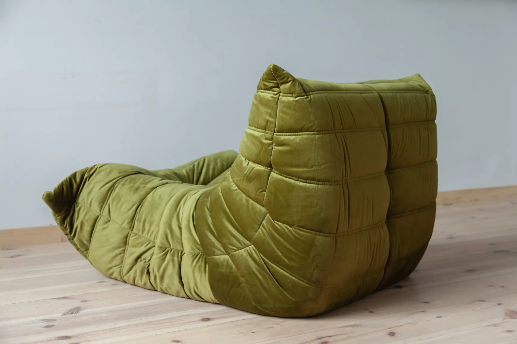 Togo Lounge Set 3-pc. Velvet Olive Green