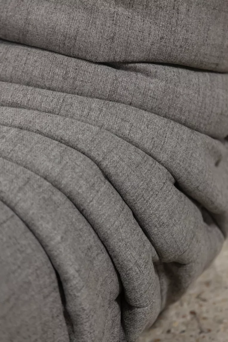 Togo Lounge Set 3-pc. Woven fabric warm grey