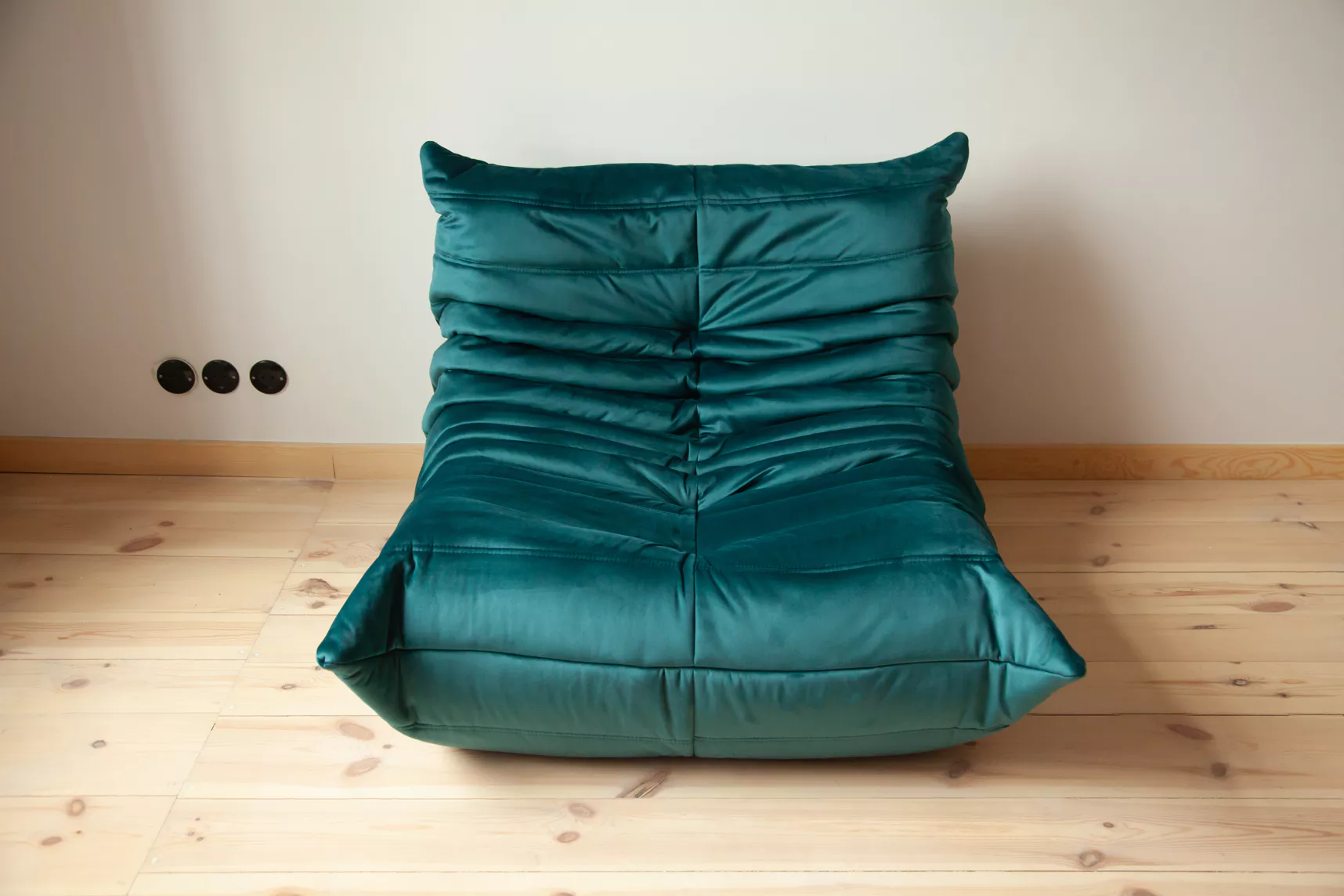 Togo Lounge Set 3-pc. Velvet Petrol