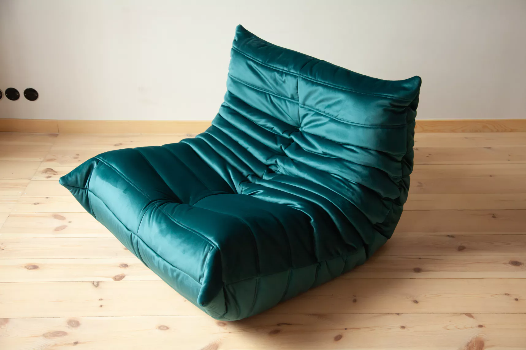 Togo Lounge Set 3-pc. Velvet Petrol