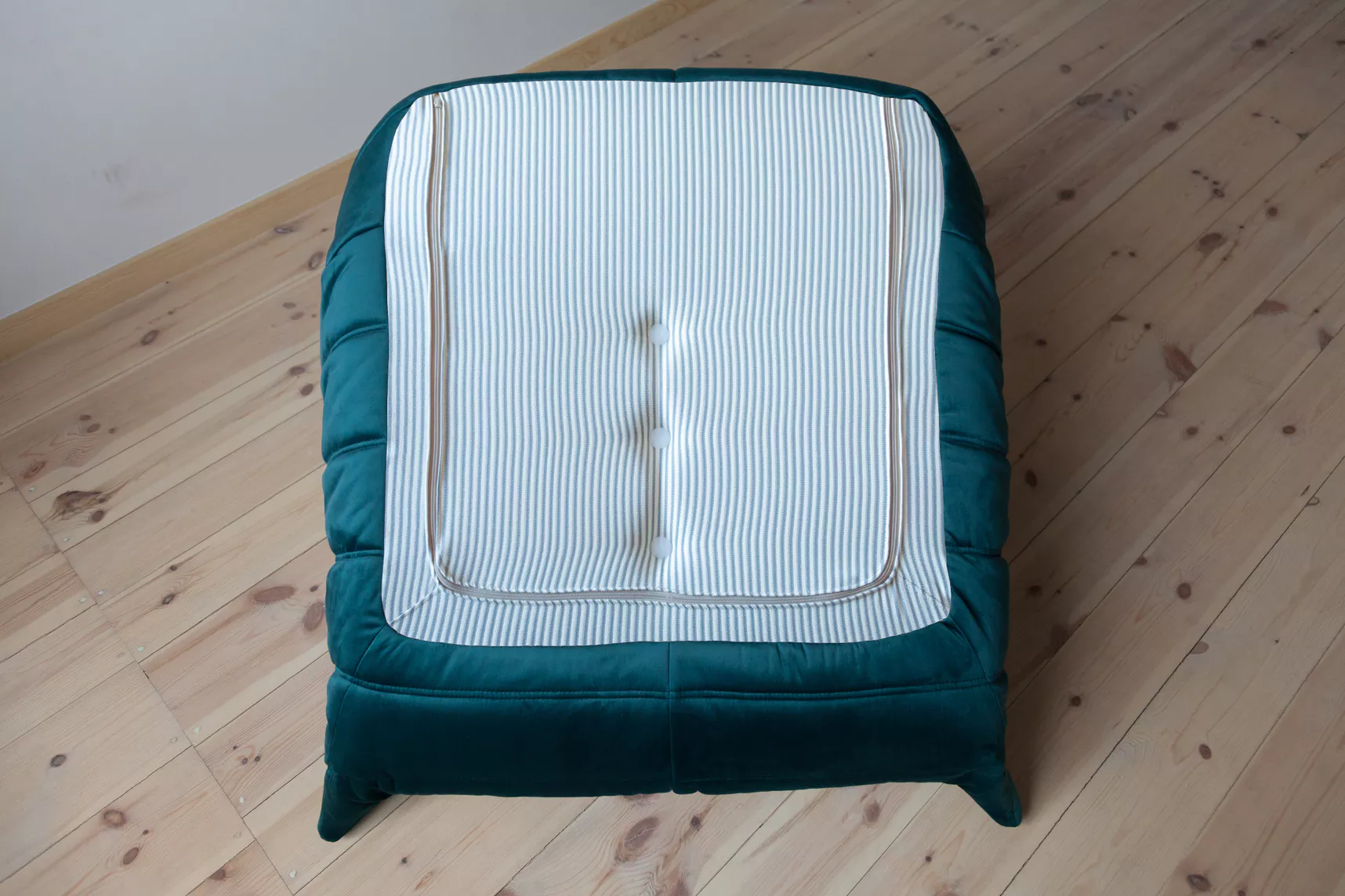 Togo Lounge Set 3-pc. Velvet Petrol