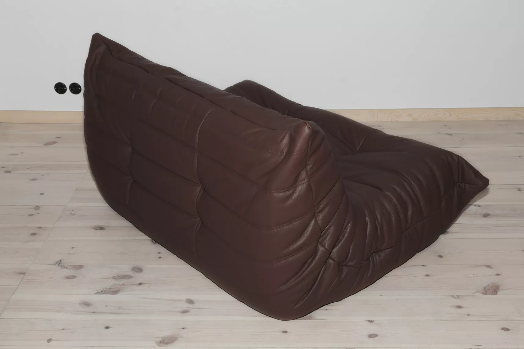 Togo Lounge Set 3-pc. Madras Leather Brown