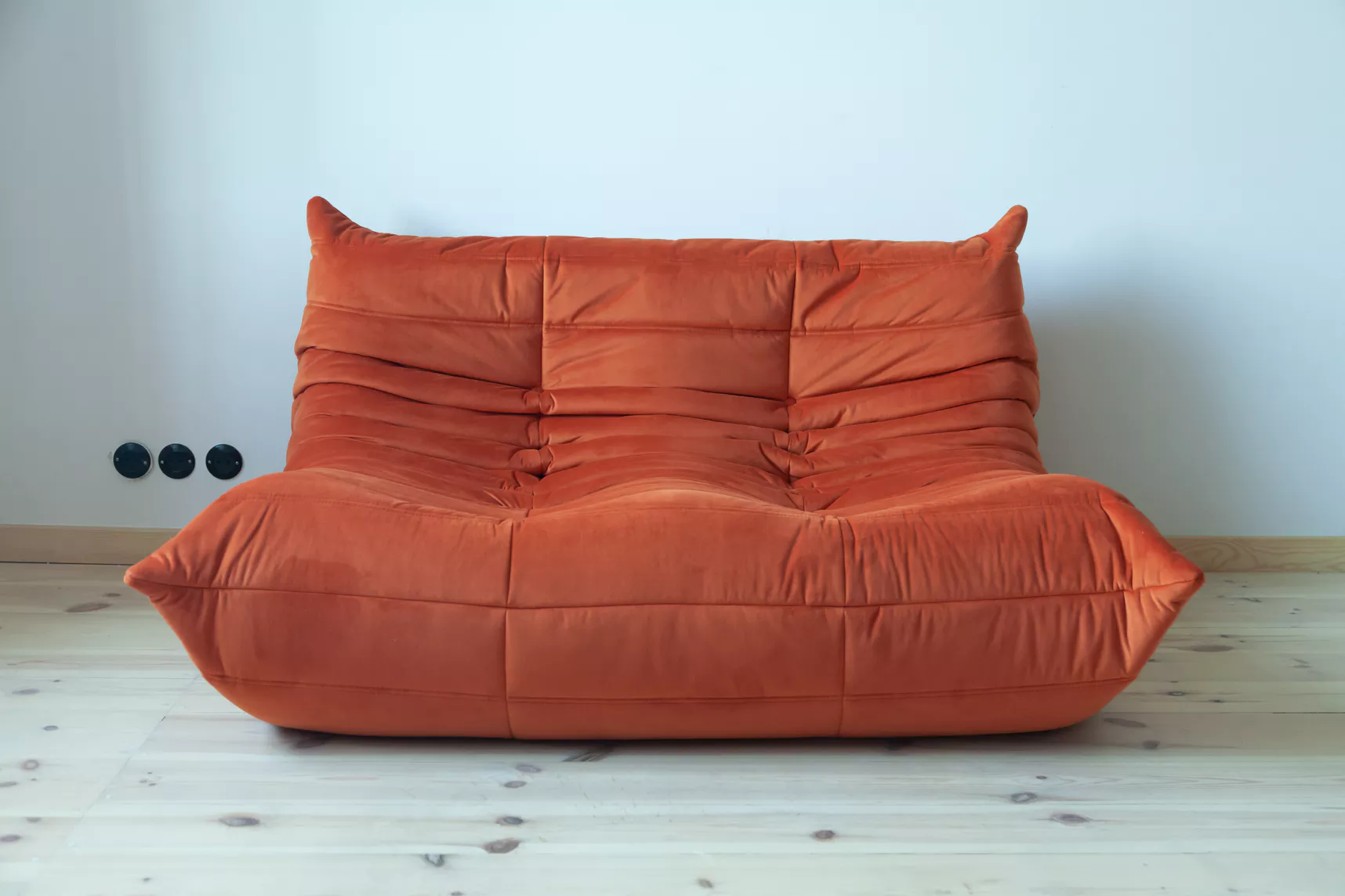 Togo Lounge Set 2-tlg. Samt Orange