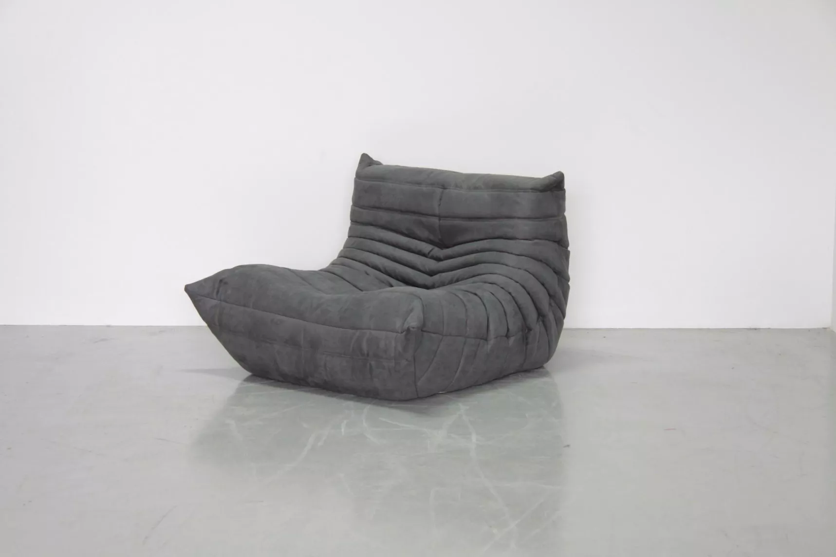 Togo Lounge Set 3-tlg. Textil Grau