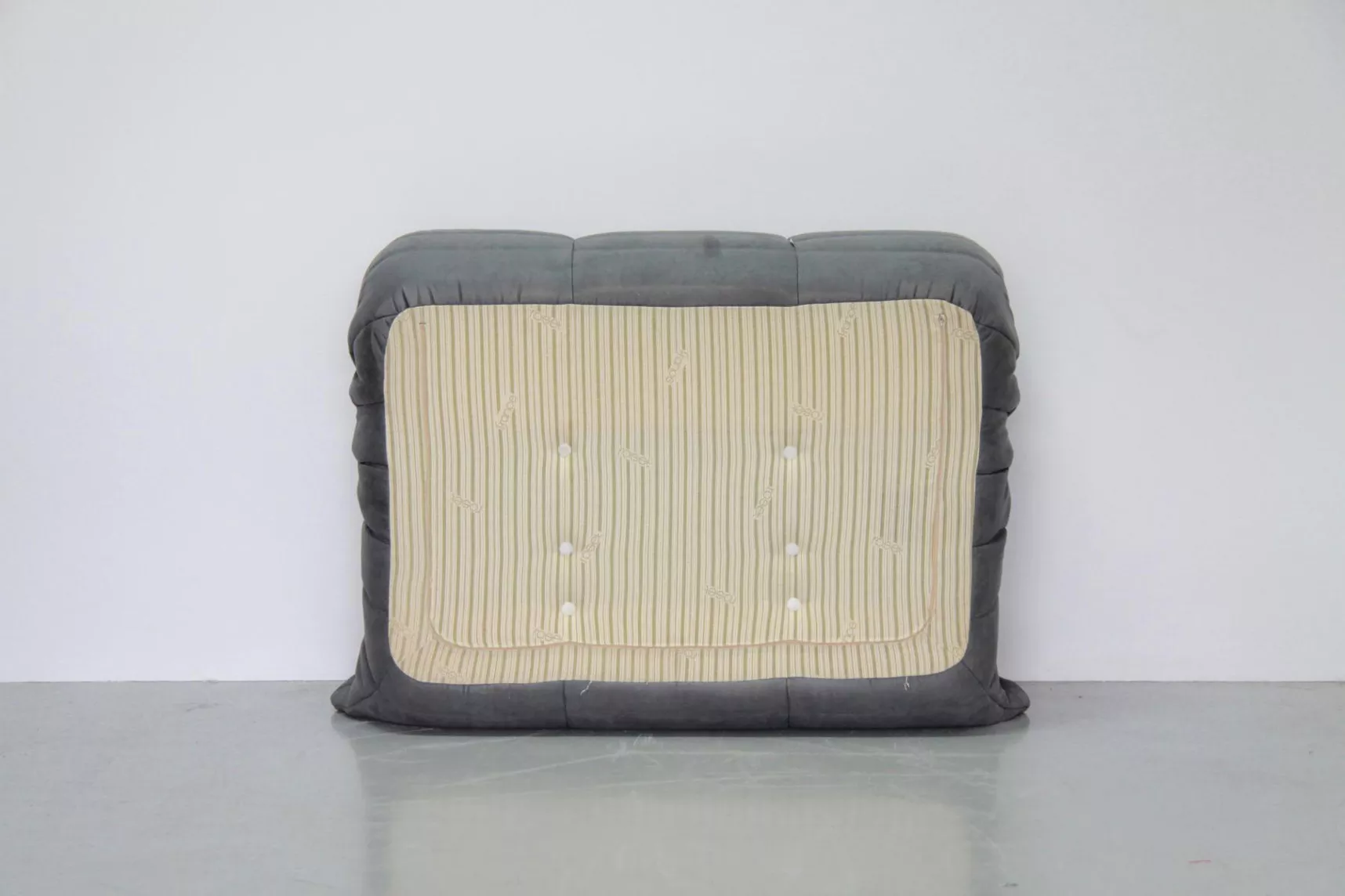 Togo Lounge Set 3-tlg. Textil Grau