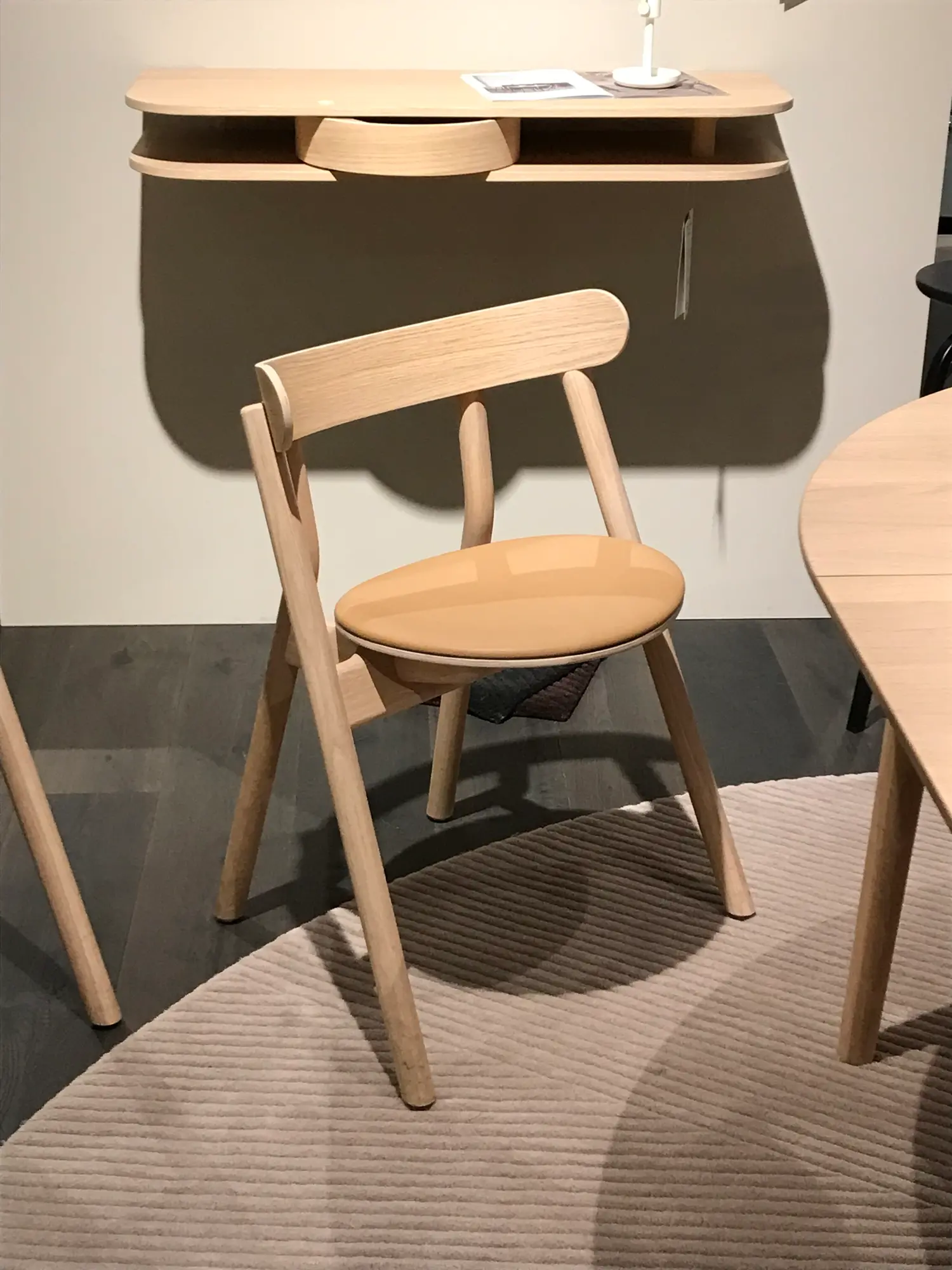 2x Oaki Dining Chair Set Wood Brown