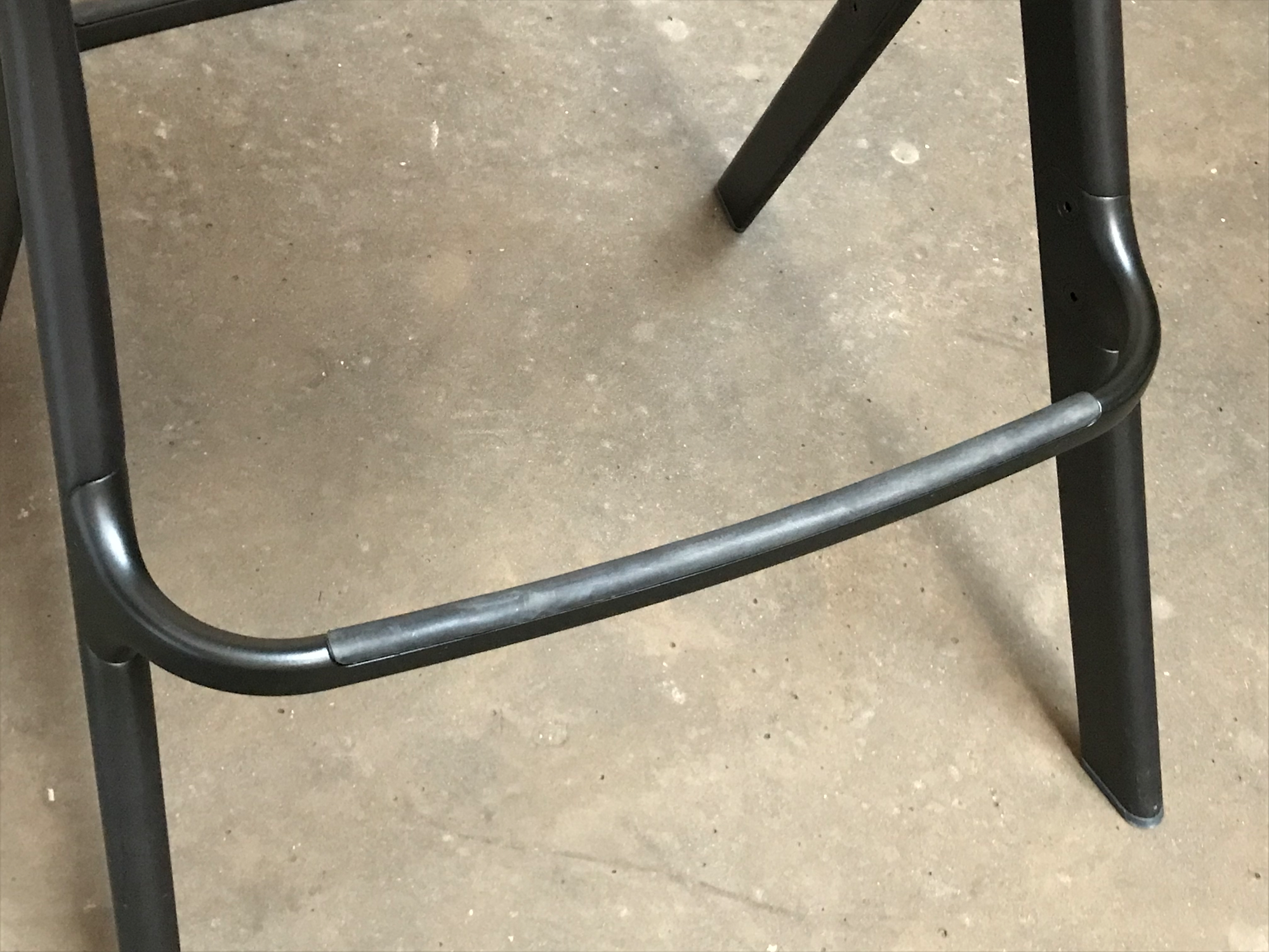 Axyl Bar stool Fabric Plastic Black