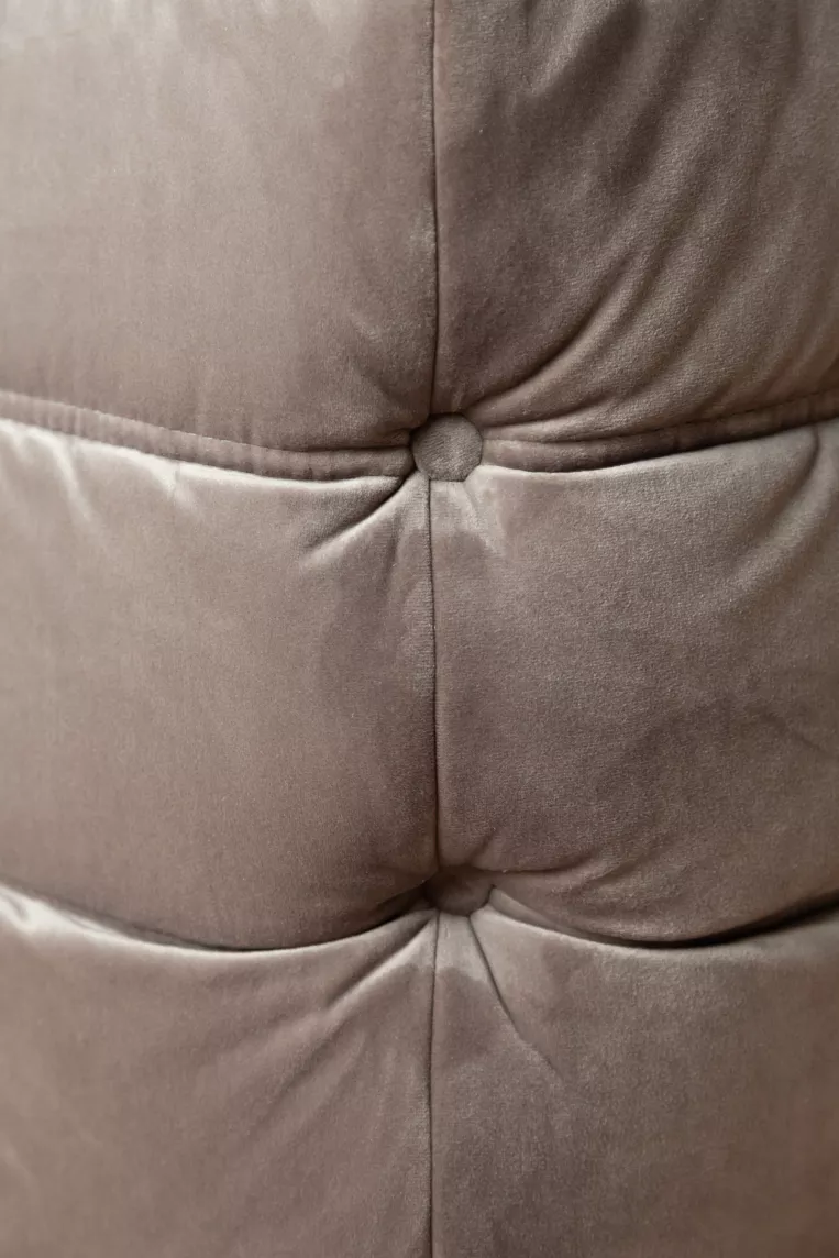 Togo corner sofa velvet warm grey