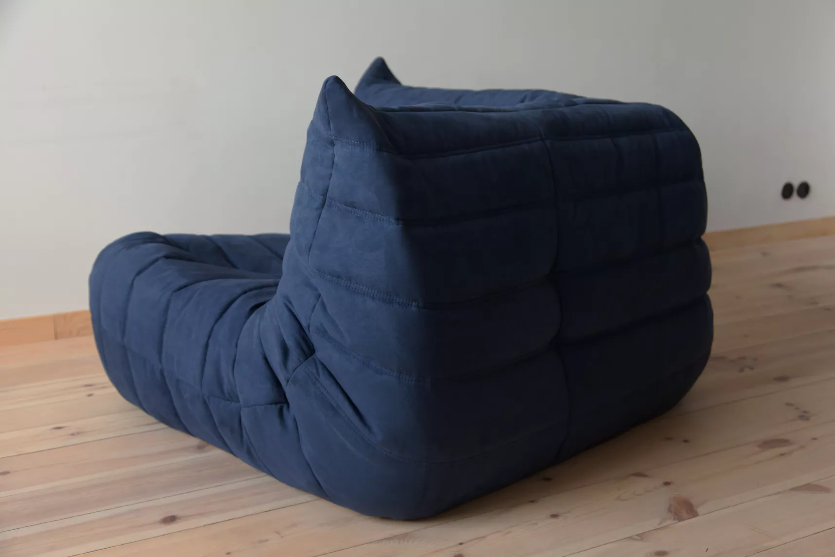 Togo Corner Sofa Fabric Navy Blue