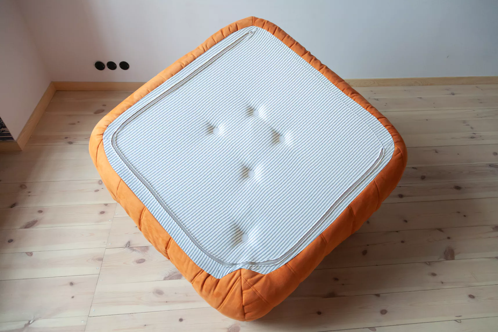 Togo Corner Sofa Textile Orange