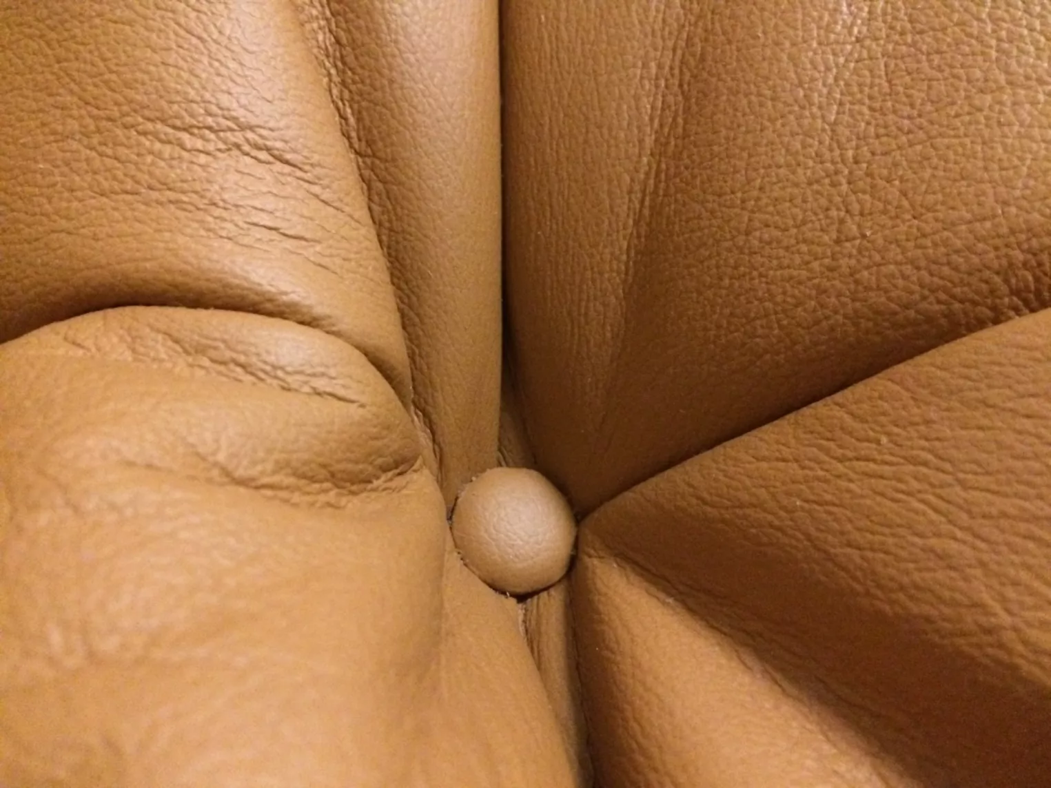 Togo Ecksofa Leder Beige