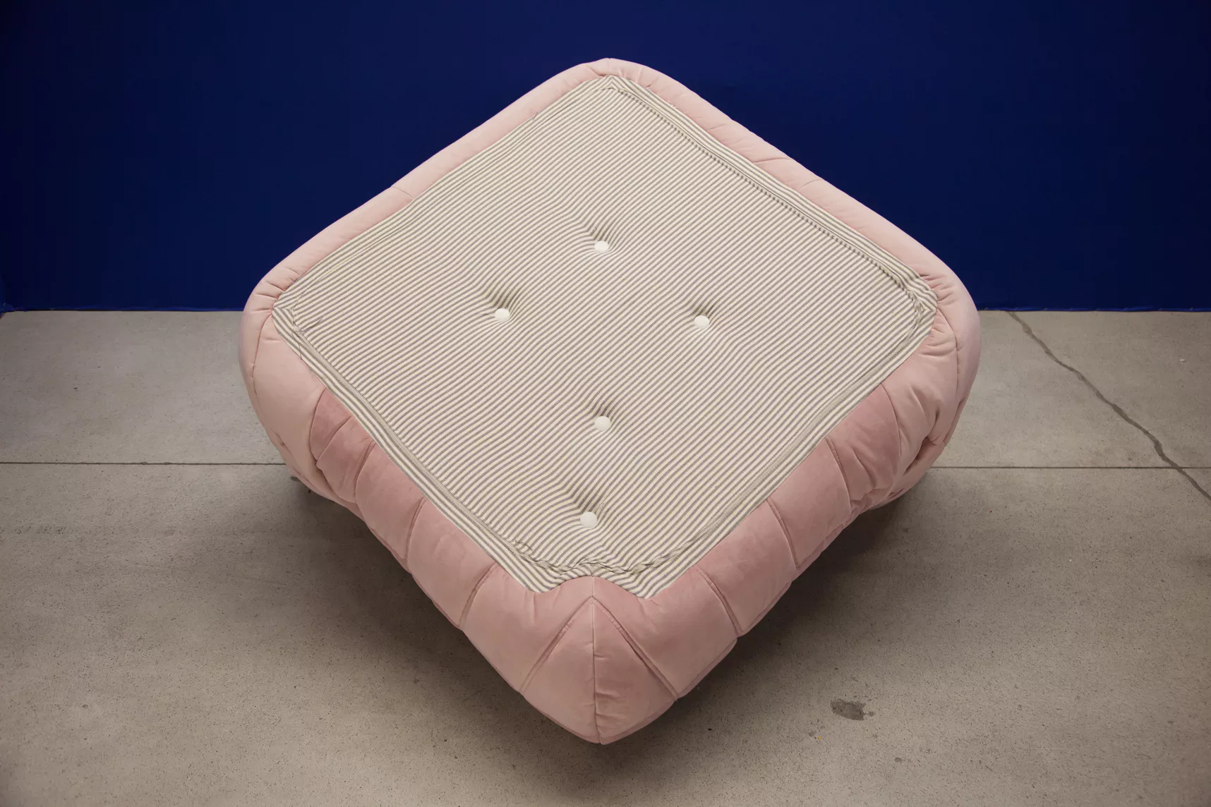 Togo Corner Sofa Velvet Light Pink