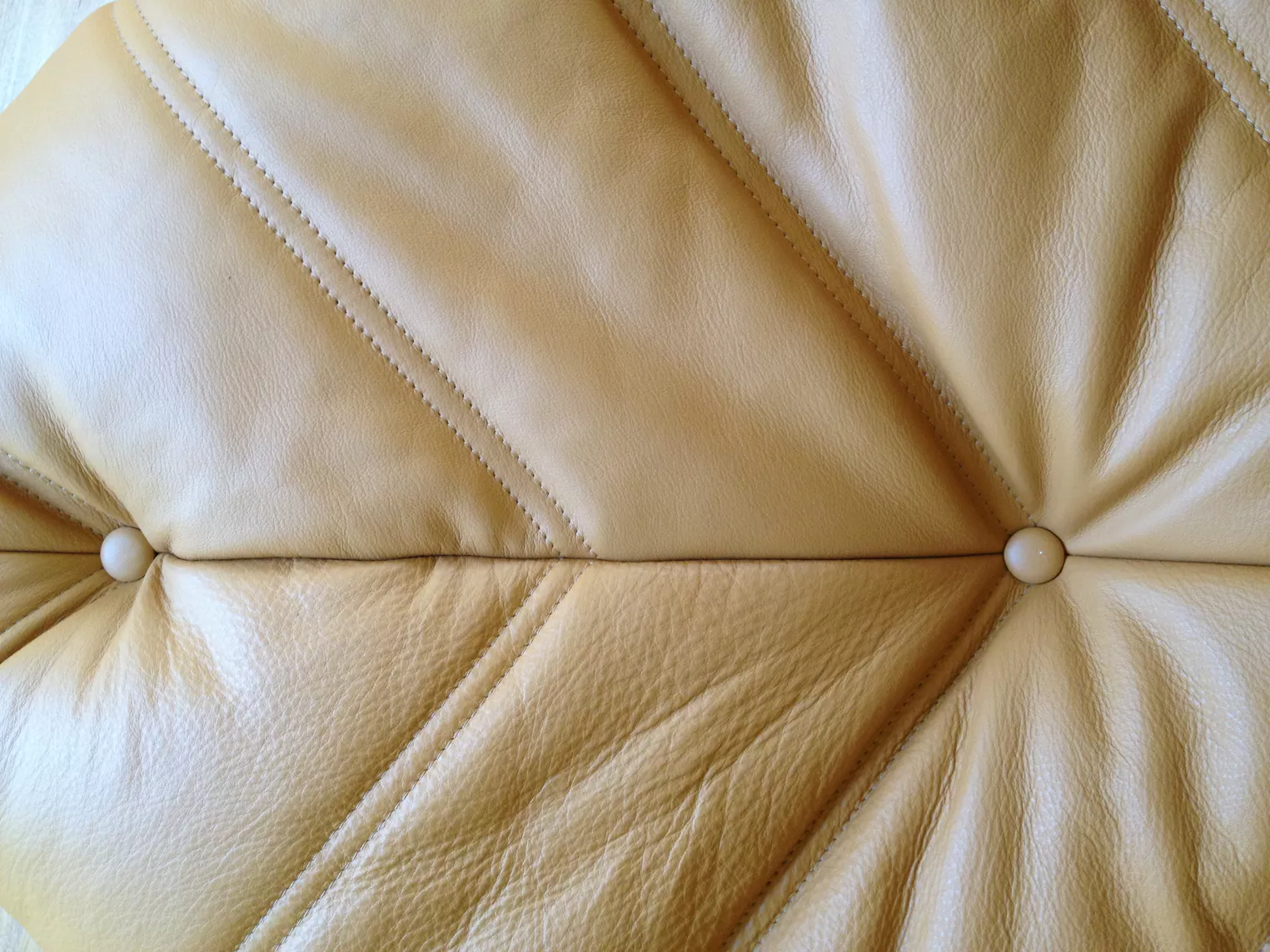 Togo Ecksofa Leder Beige
