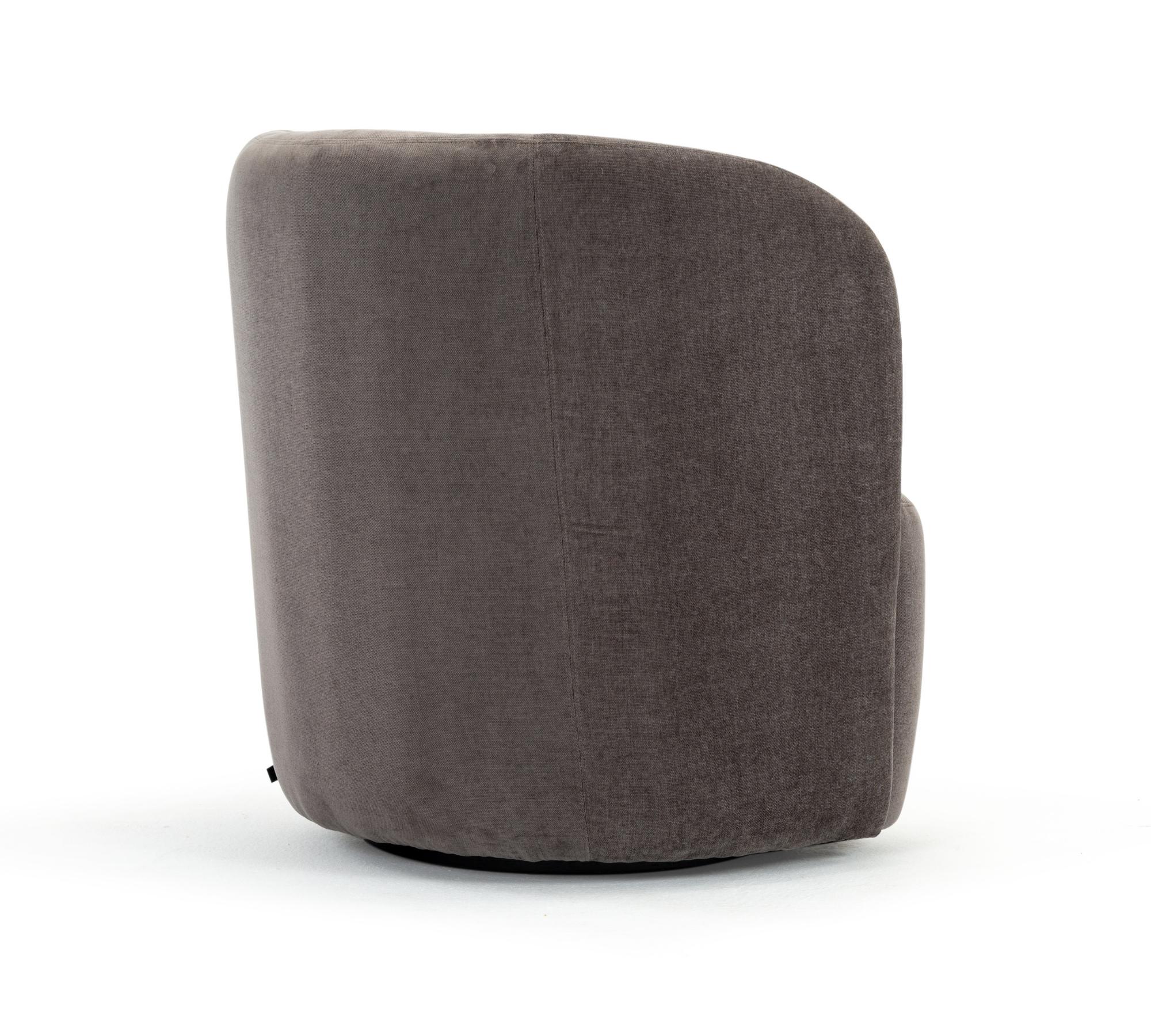 Blair Swivel Armchair Danny Steel Grey