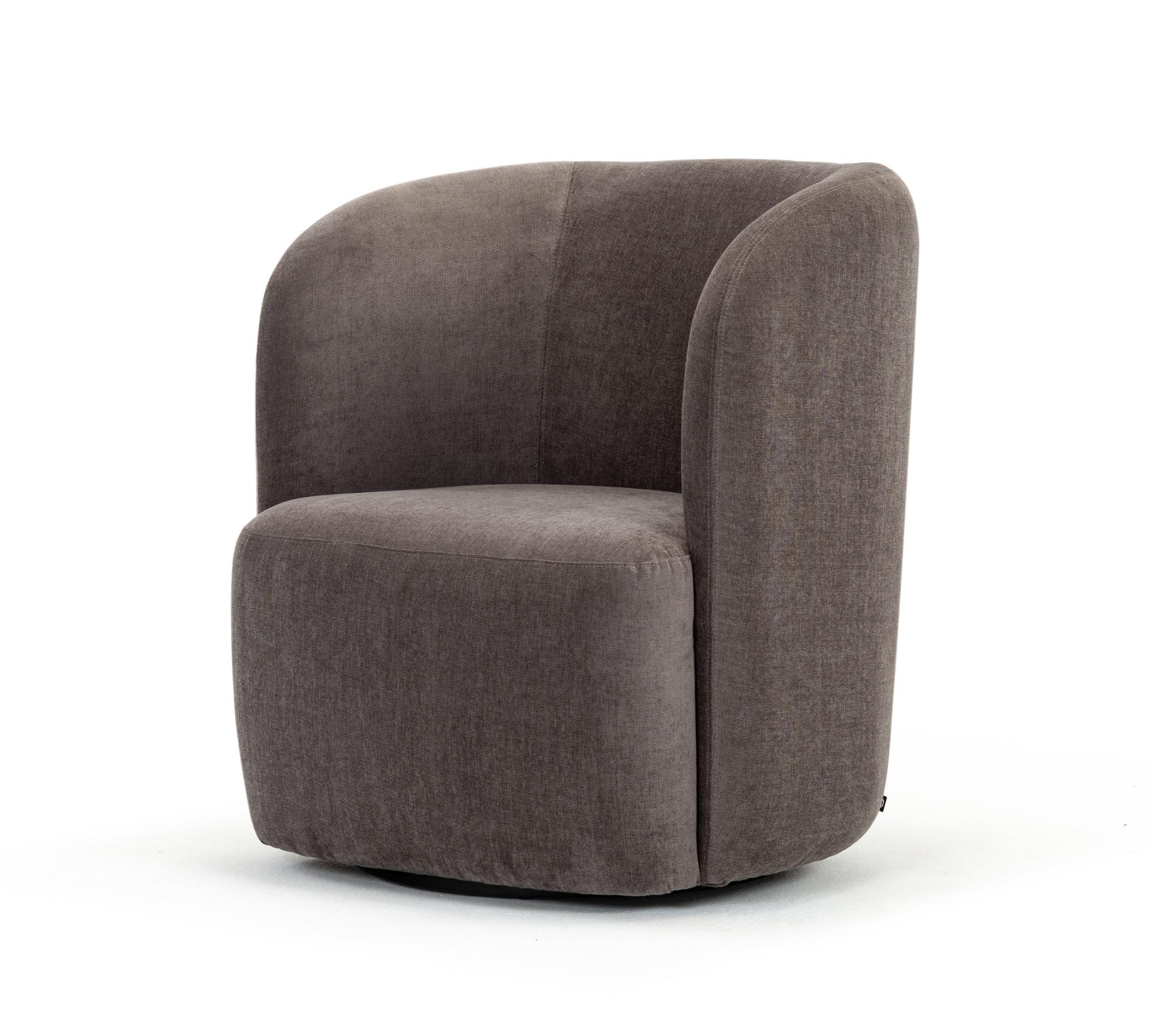 Blair Swivel Armchair Danny Steel Grey