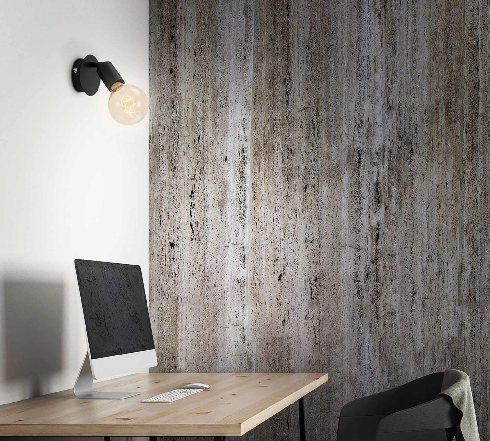 1-light pendant lamp metal black