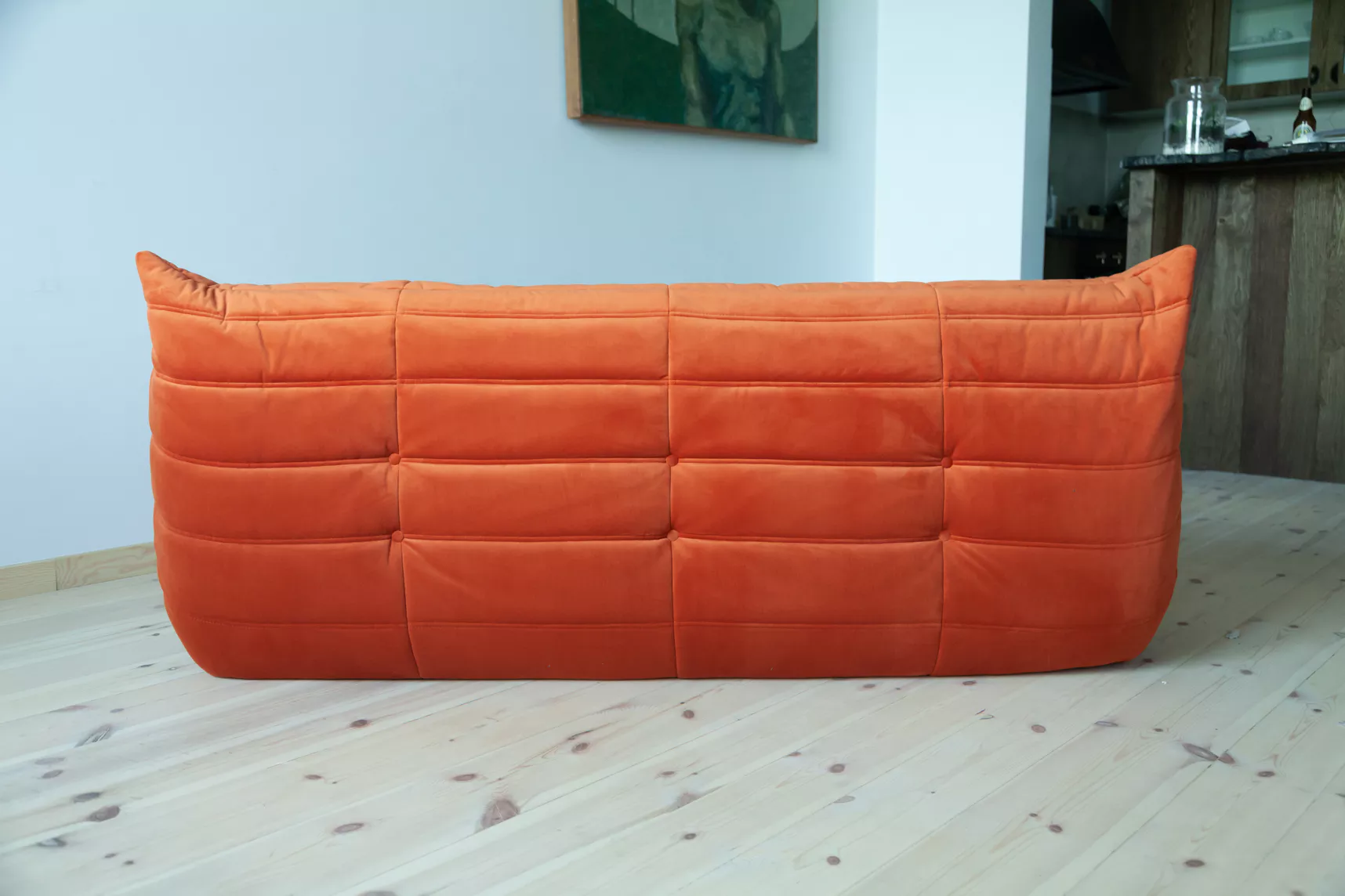 Togo Lounge Set 3-tlg. Samt Orange