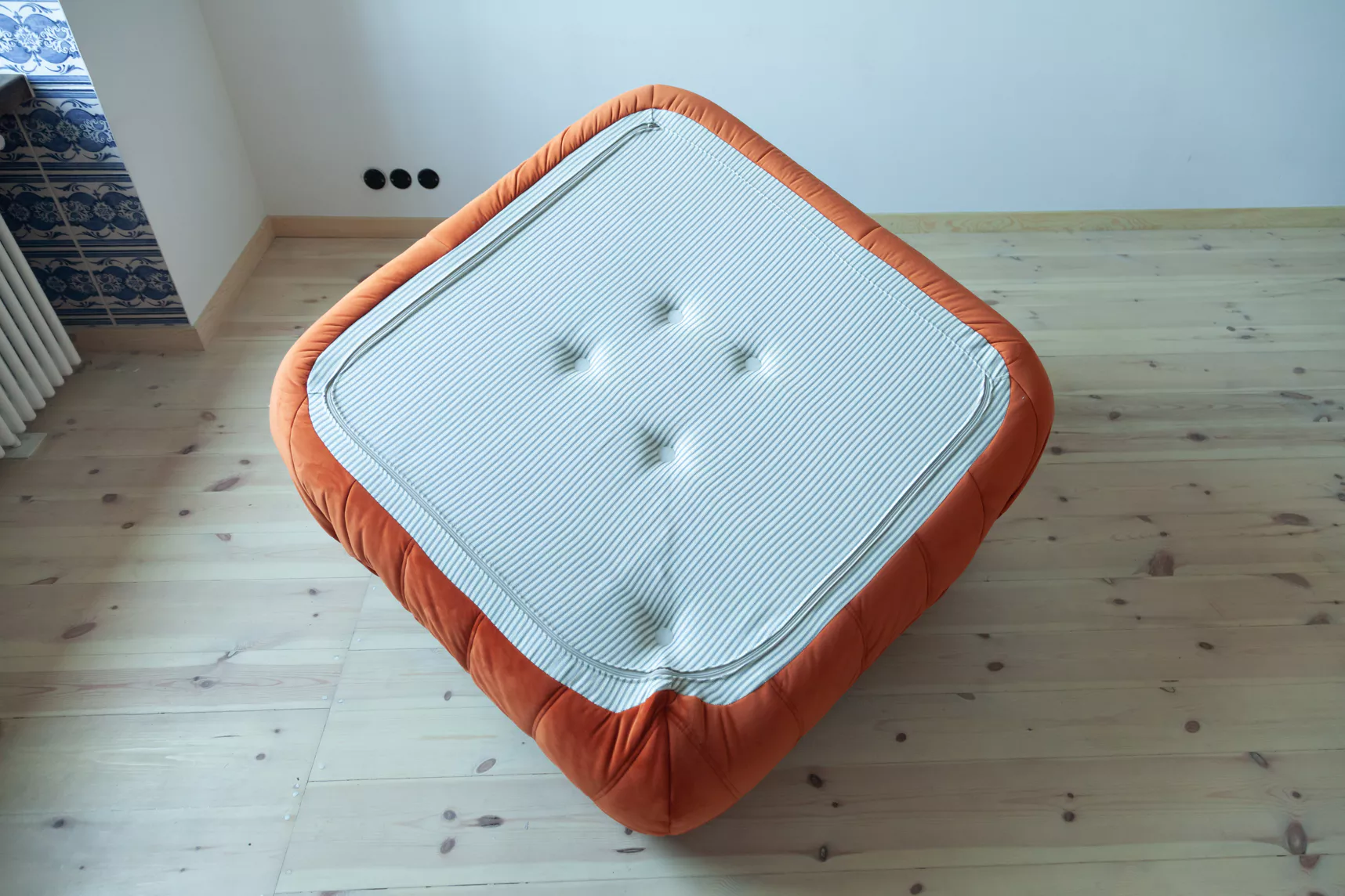 Togo Lounge Set 4-tlg. Samt Orange
