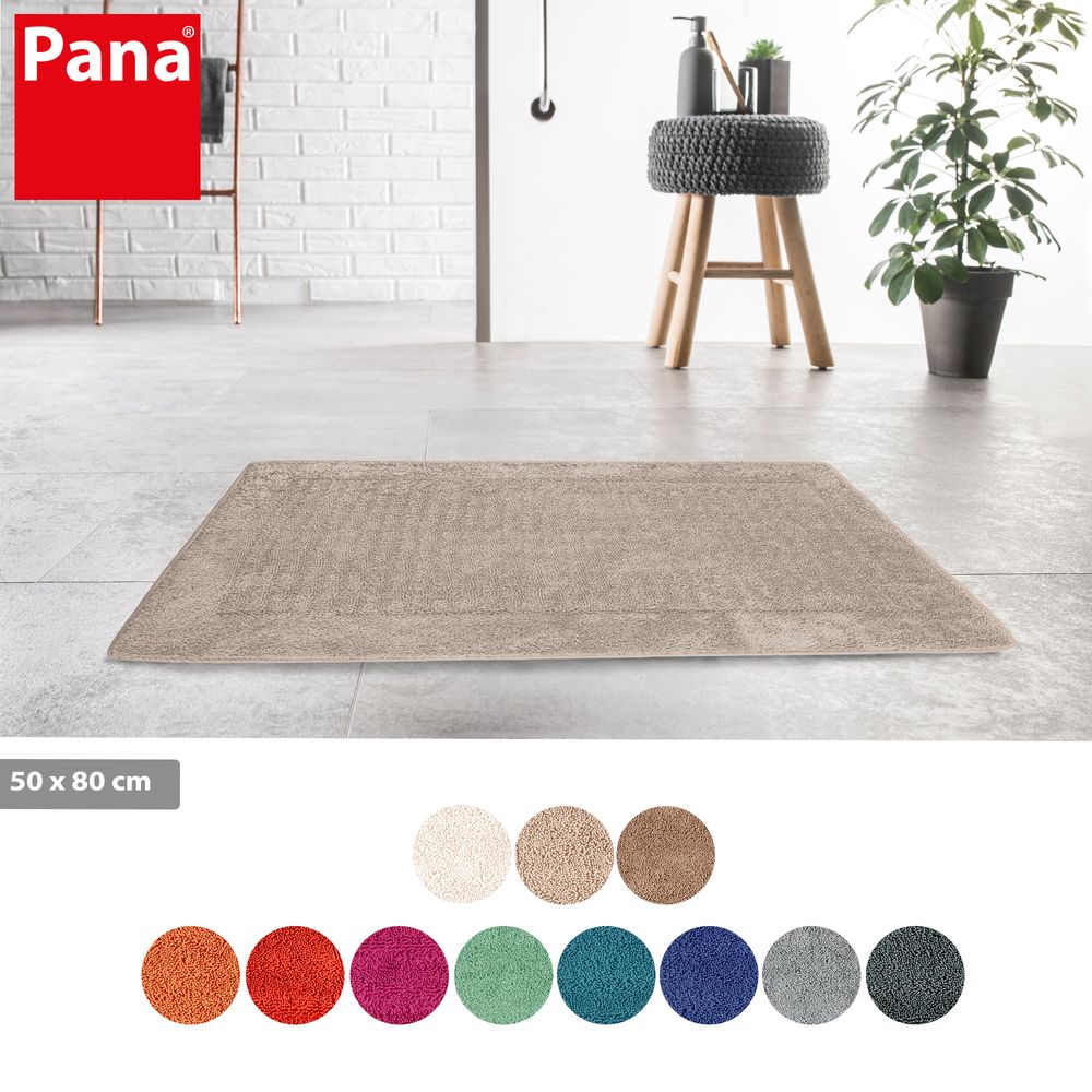 Viskoelastische Frottee Badematte Beige Öko-Tex Standard
