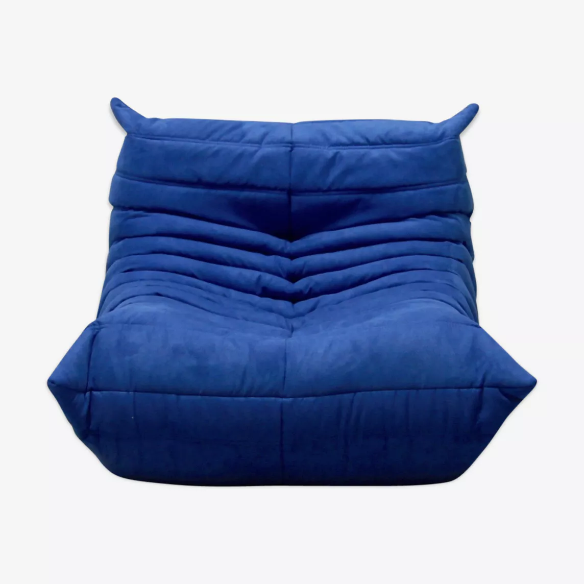 Poltrona Togo Tessuto Blu