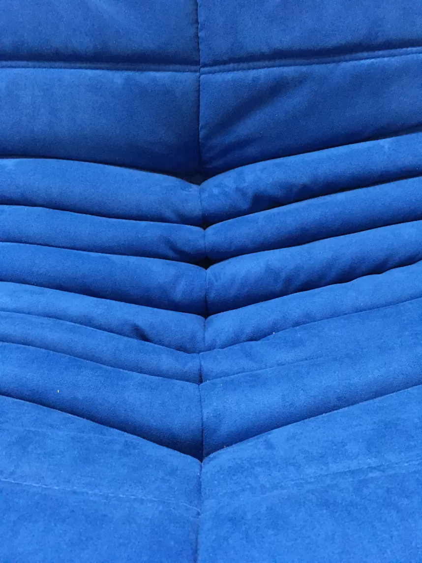 Togo Armchair Textile Blue